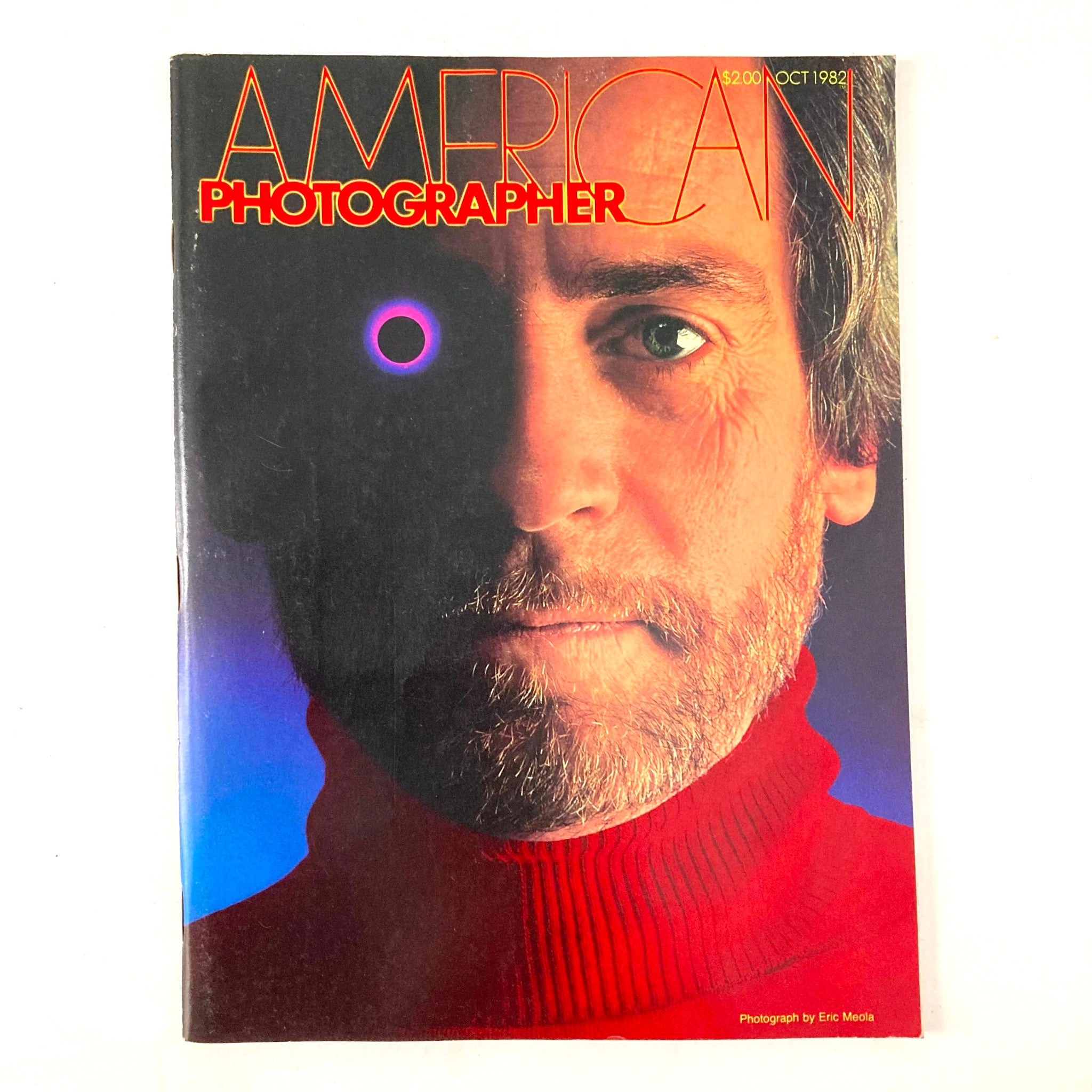 American Photographer Magazine October 1982 Photograph of Pete Turner No Label