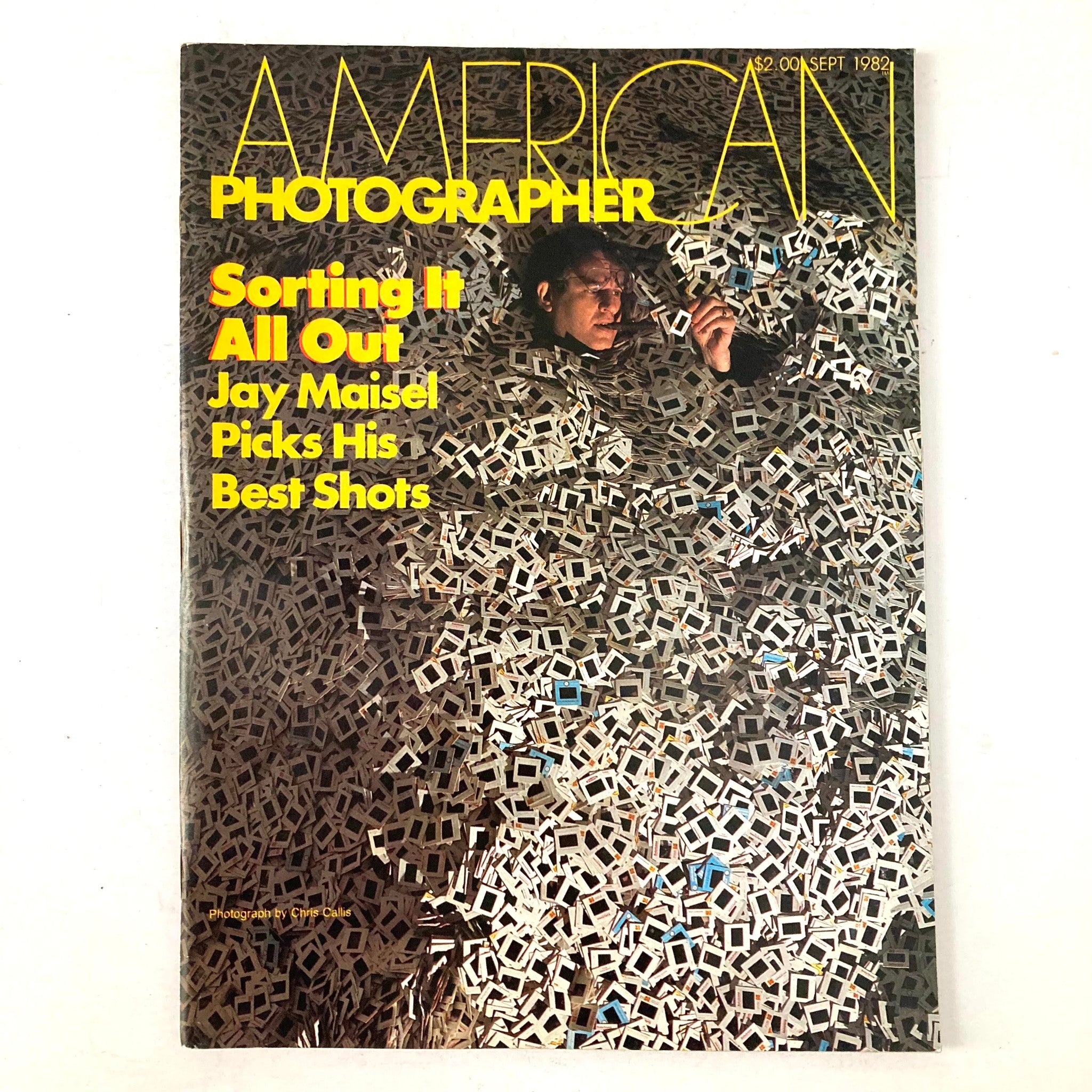 American Photographer Magazine September 1982 Jay Maisel Cover No Label