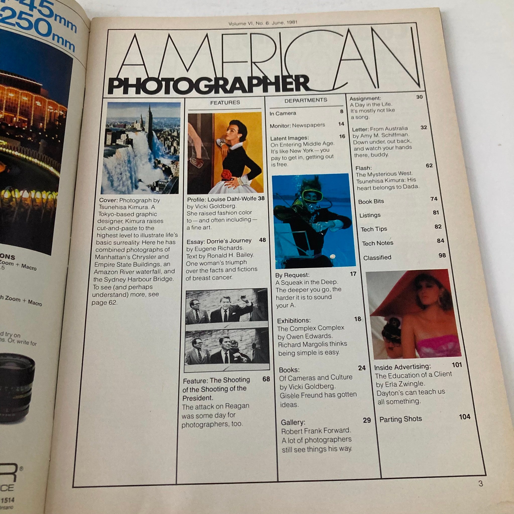 American Photographer Magazine June 1981 Profile of Louise Dahl-Wolfe