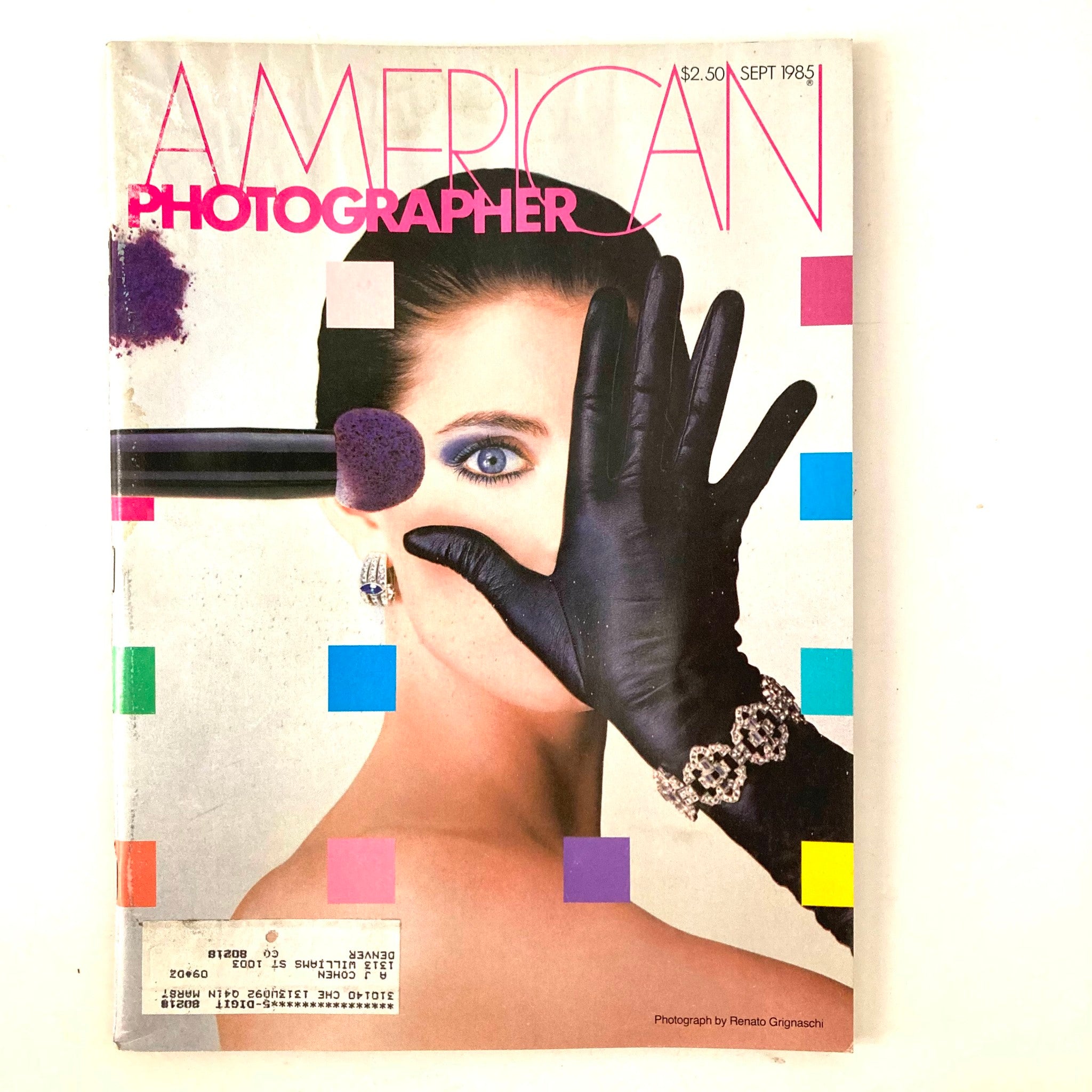 American Photographer Magazine September 1985 Model Joan Severance Cover