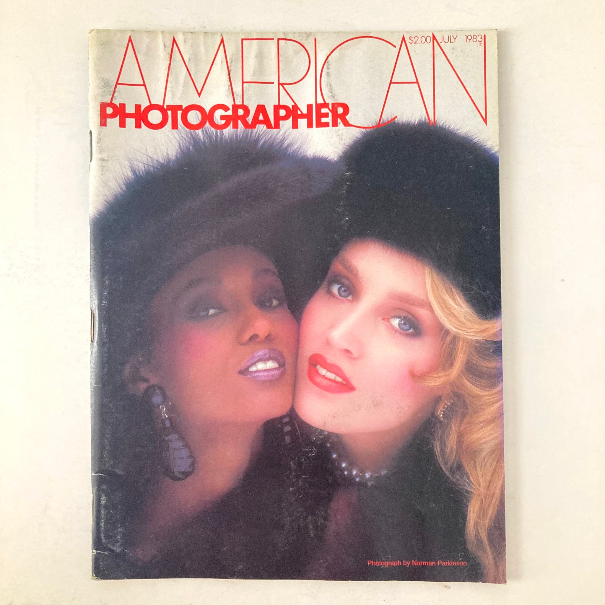 American Photographer Magazine July 1983 Parks by Norman Parkinson No Label