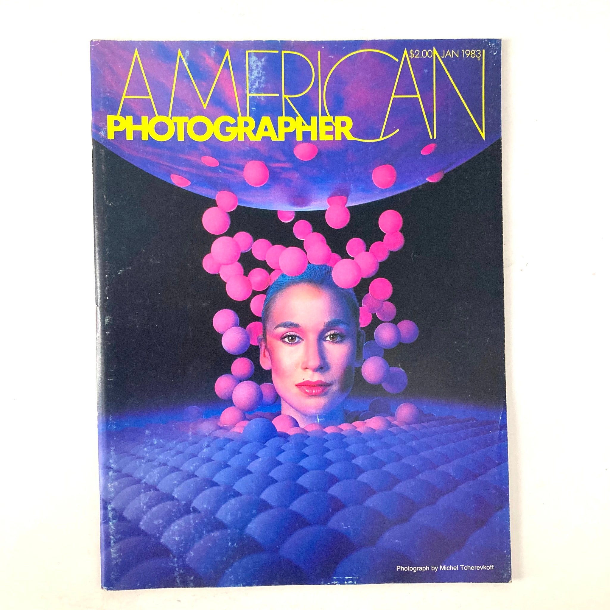 American Photographer Magazine January 1983 Cover of Colette Christie No Label