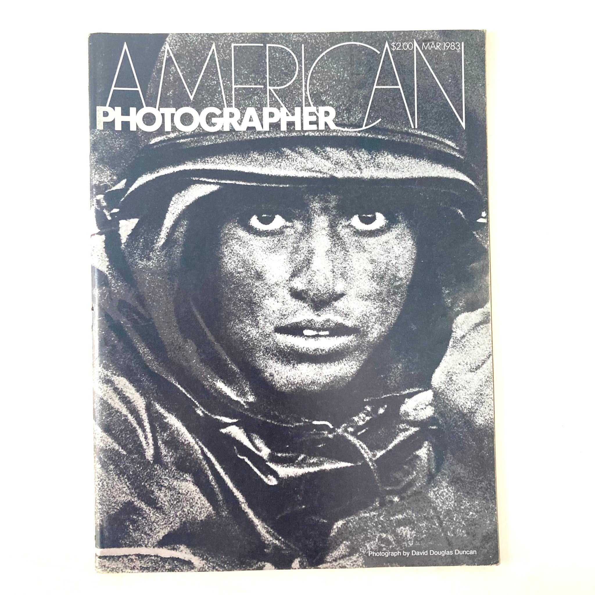 American Photographer Magazine Mach 1983 Duncan, Veteran WWII & Korea No Label