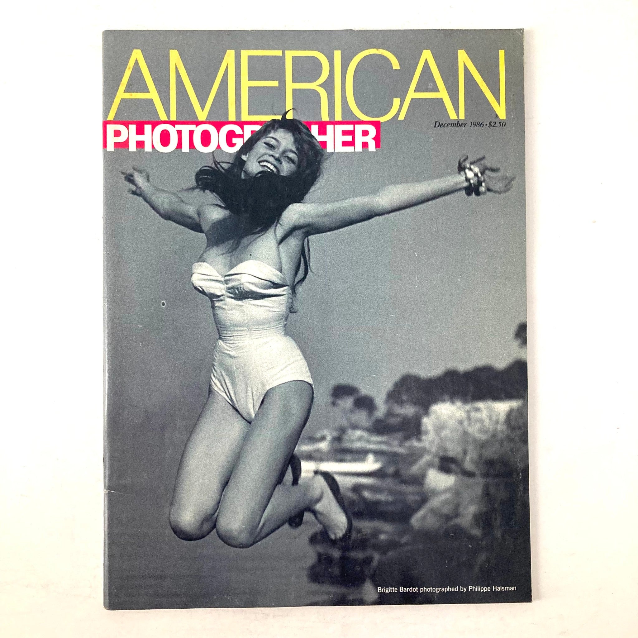 American Photographer Magazine December 1986 Brigitte Bardot Cover No Label