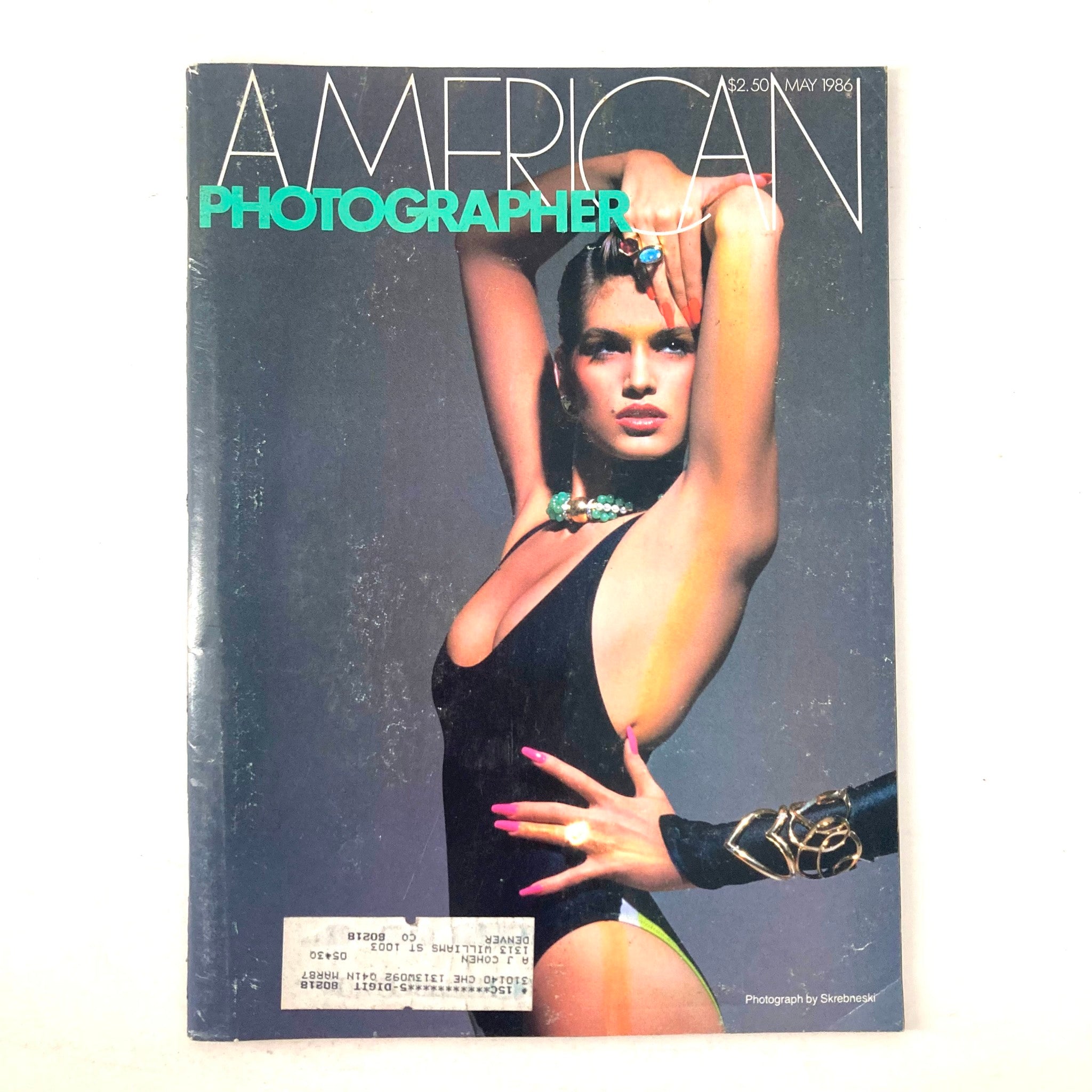 American Photographer Magazine May 1986 Shapely Claude Montana Fashions