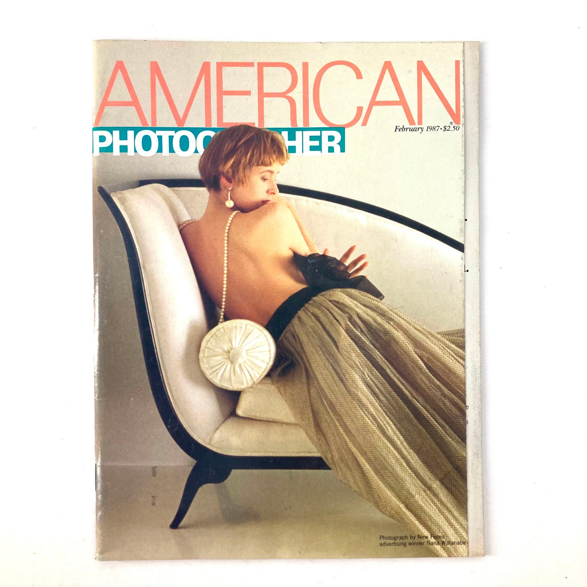 American Photographer Magazine February 1987 Cover by Nana Watanabe No Label