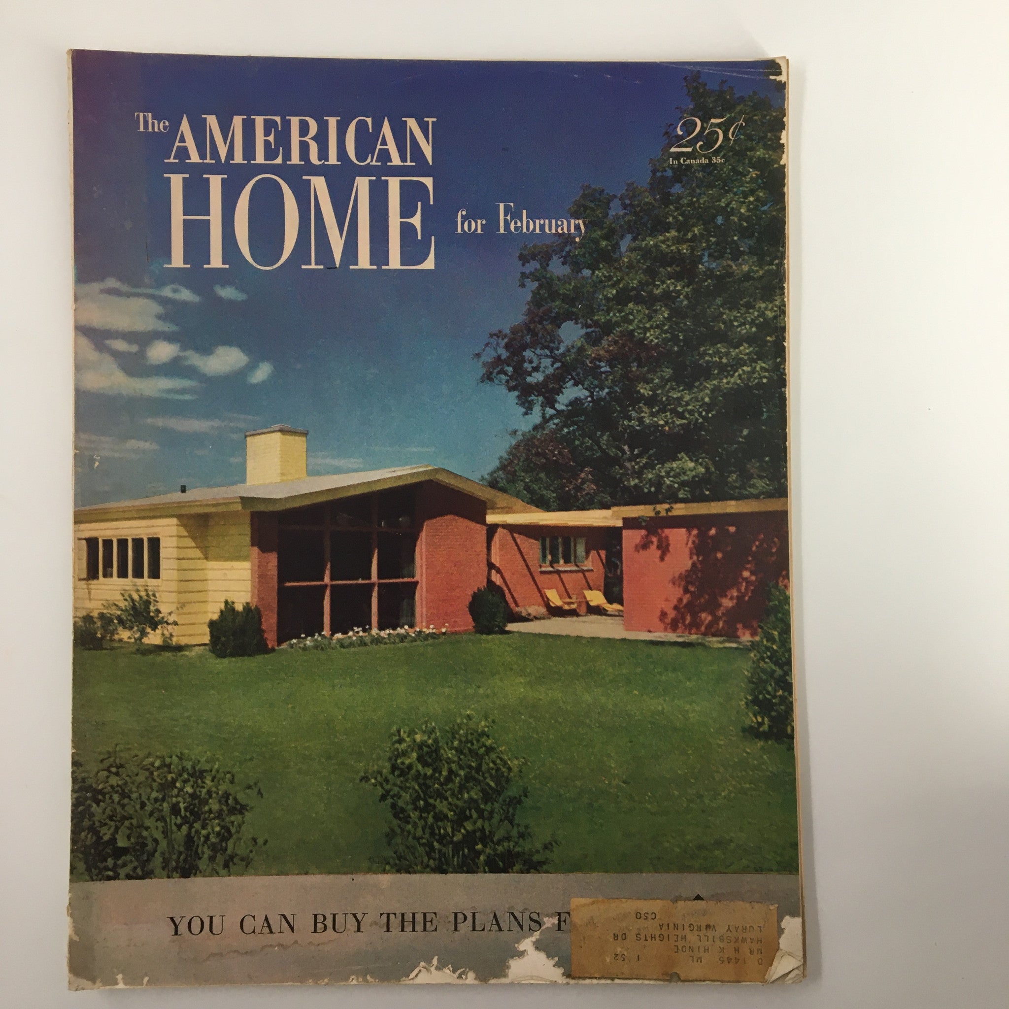 VTG The American Home Magazine February 1951 The Best Ten Roses the Last Decade