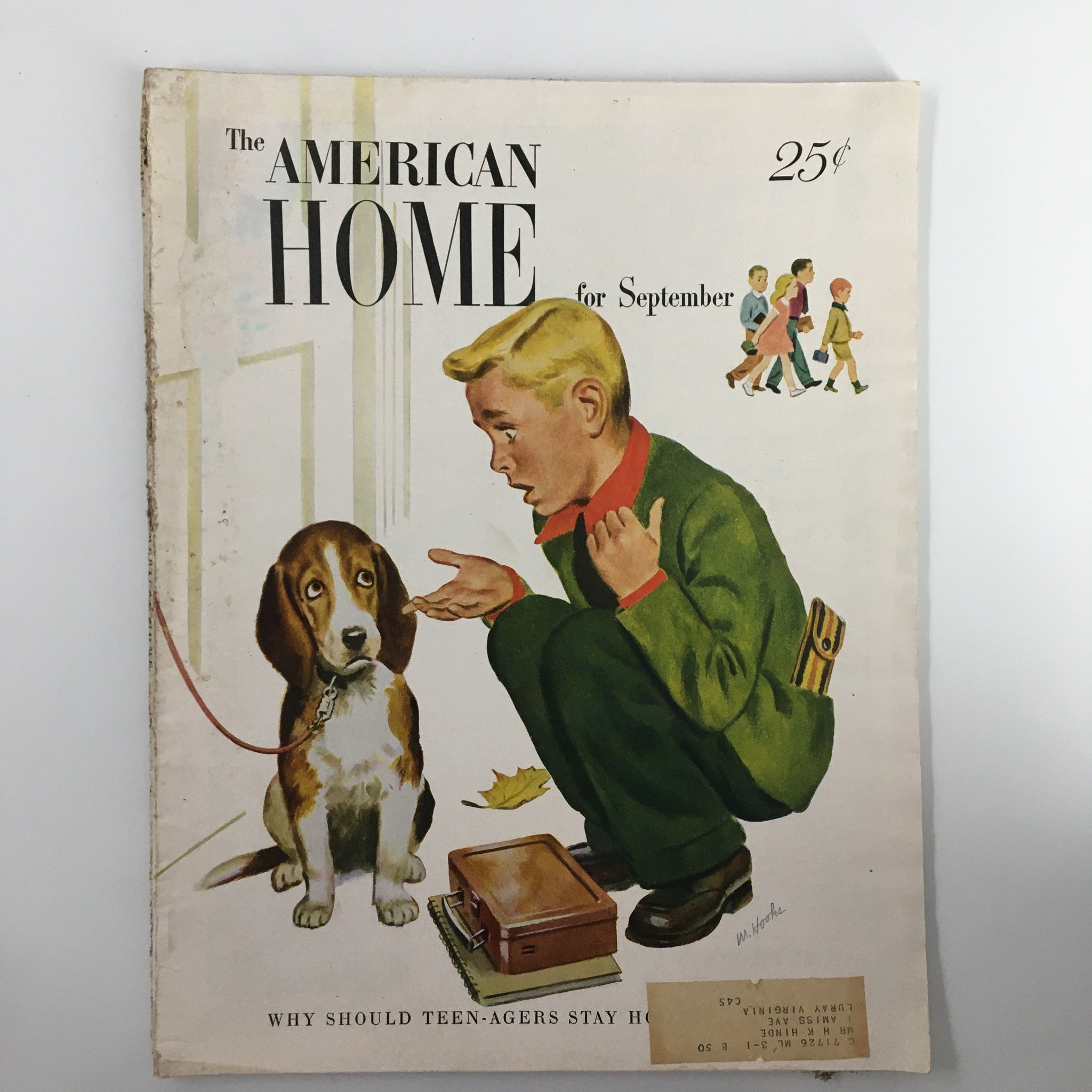 VTG The American Home Magazine September 1949 How To String Up a Traverse Rod