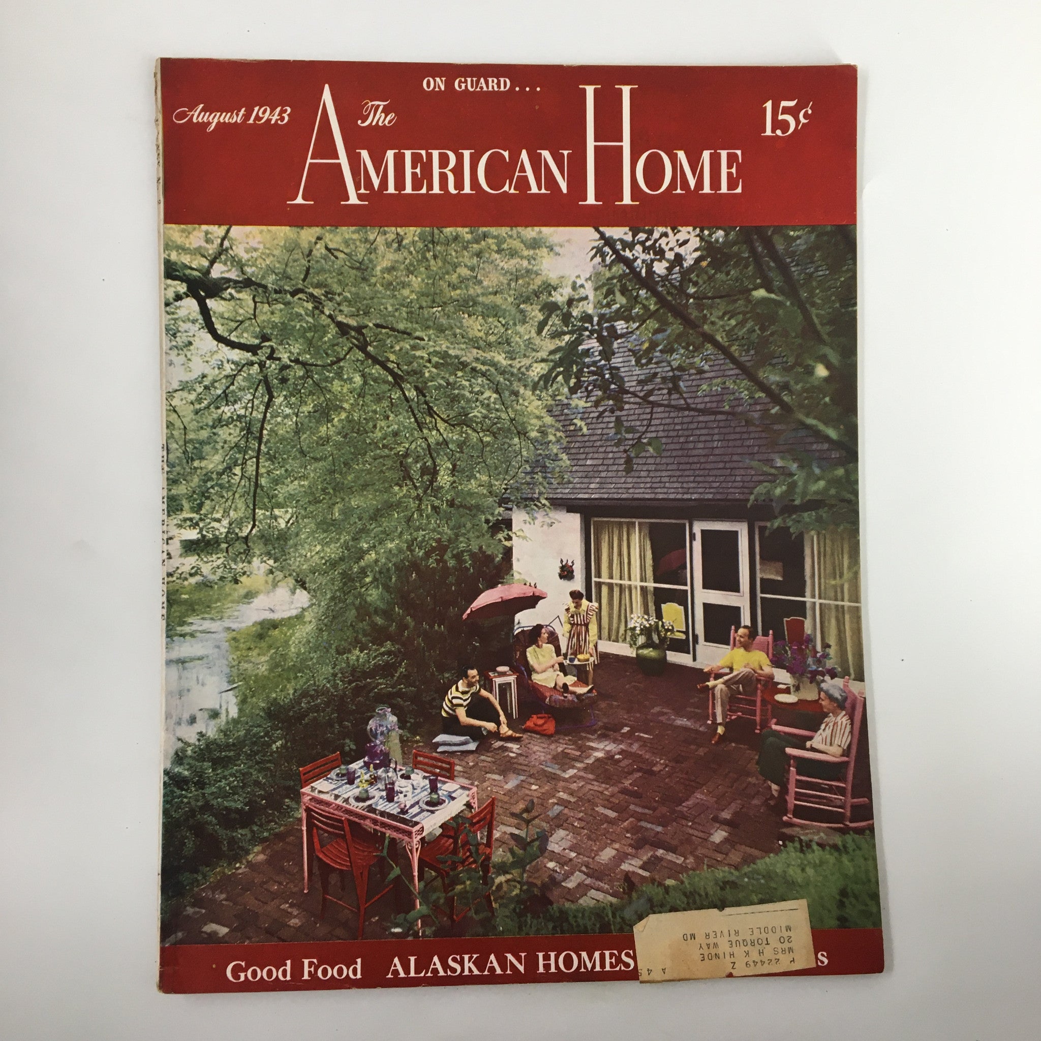 VTG The American Home Magazine August 1943 Meet Gourmet Smith at Home