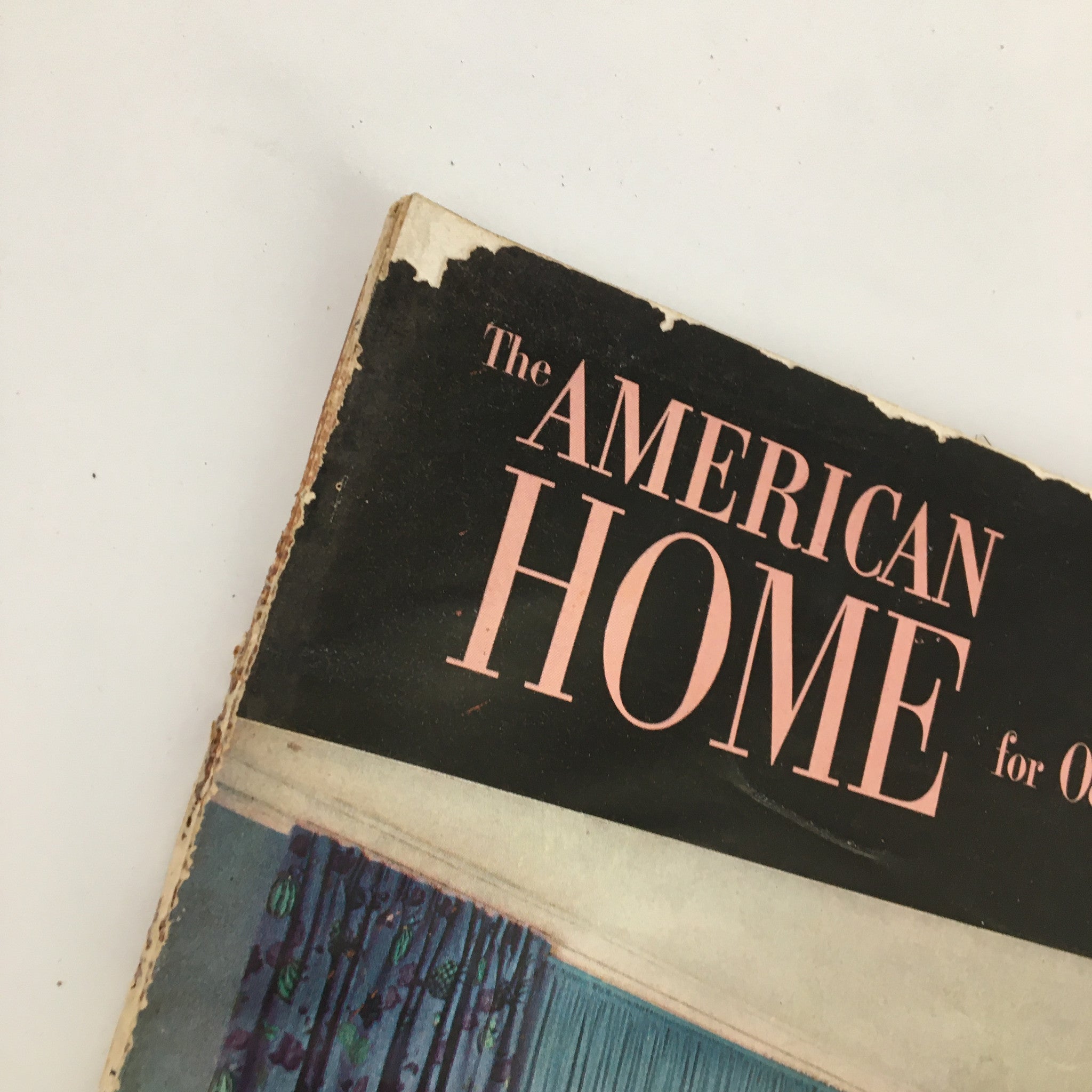 VTG The American Home Magazine October 1951 Wide Use For Narrow Shelf