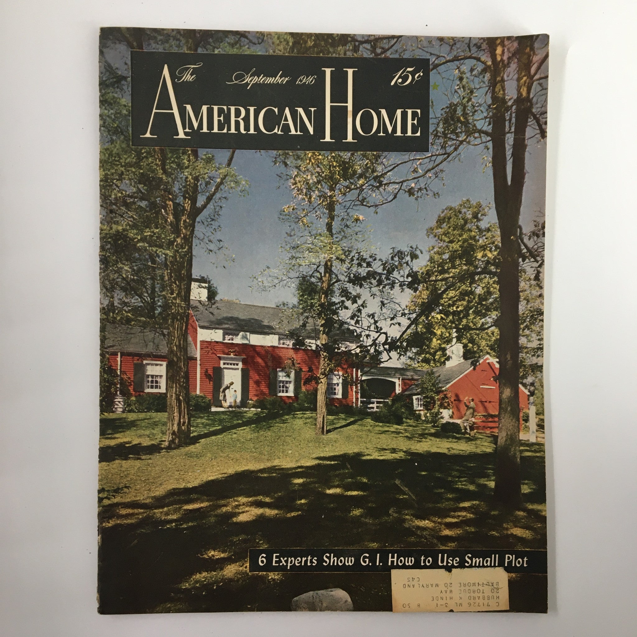 VTG The American Home Magazine September 1946 Train Your Child Face Adult World