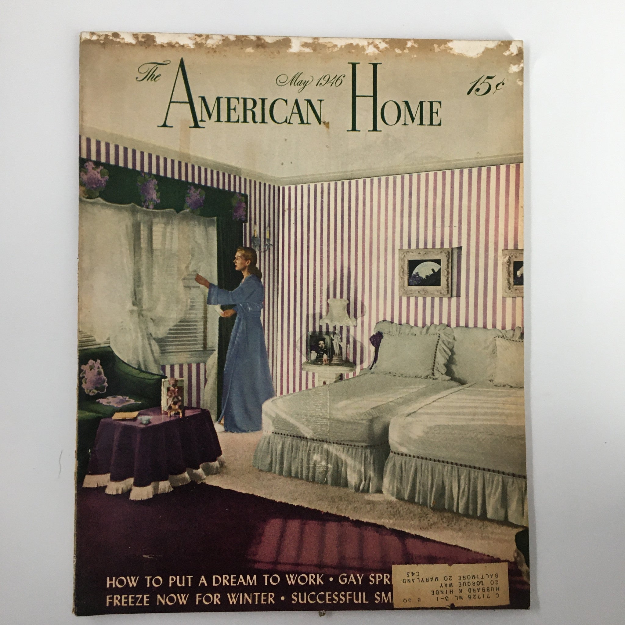 VTG The American Home Magazine May 1946 Home of Miss Hughena Fraser