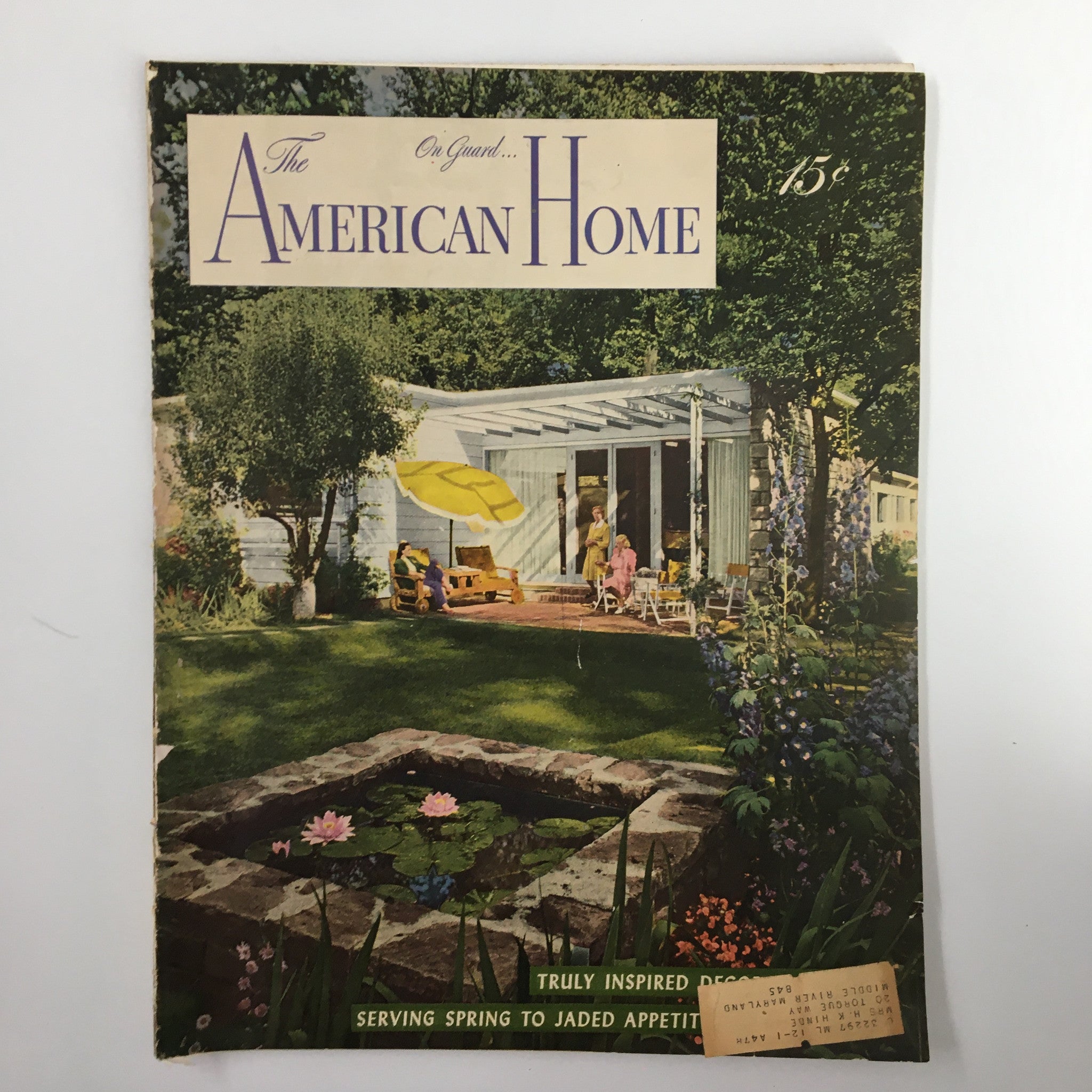 VTG The American Home Magazine April 1945 Old Dogs with New Tricks