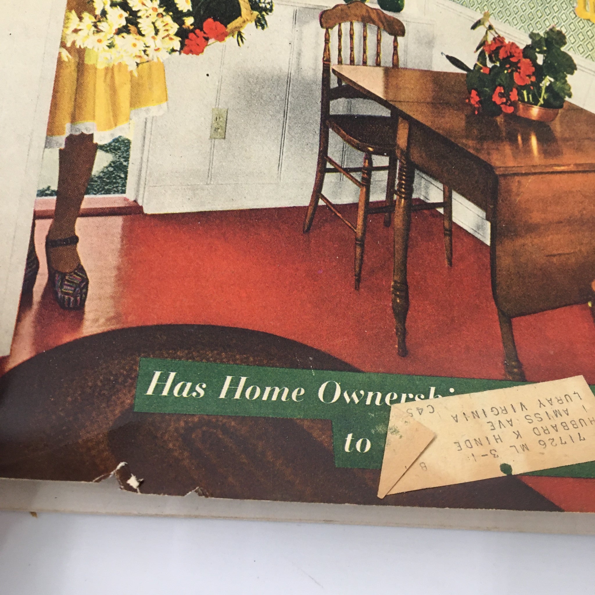 VTG The American Home Magazine January 1947 Take Care Of Your Gift Plants