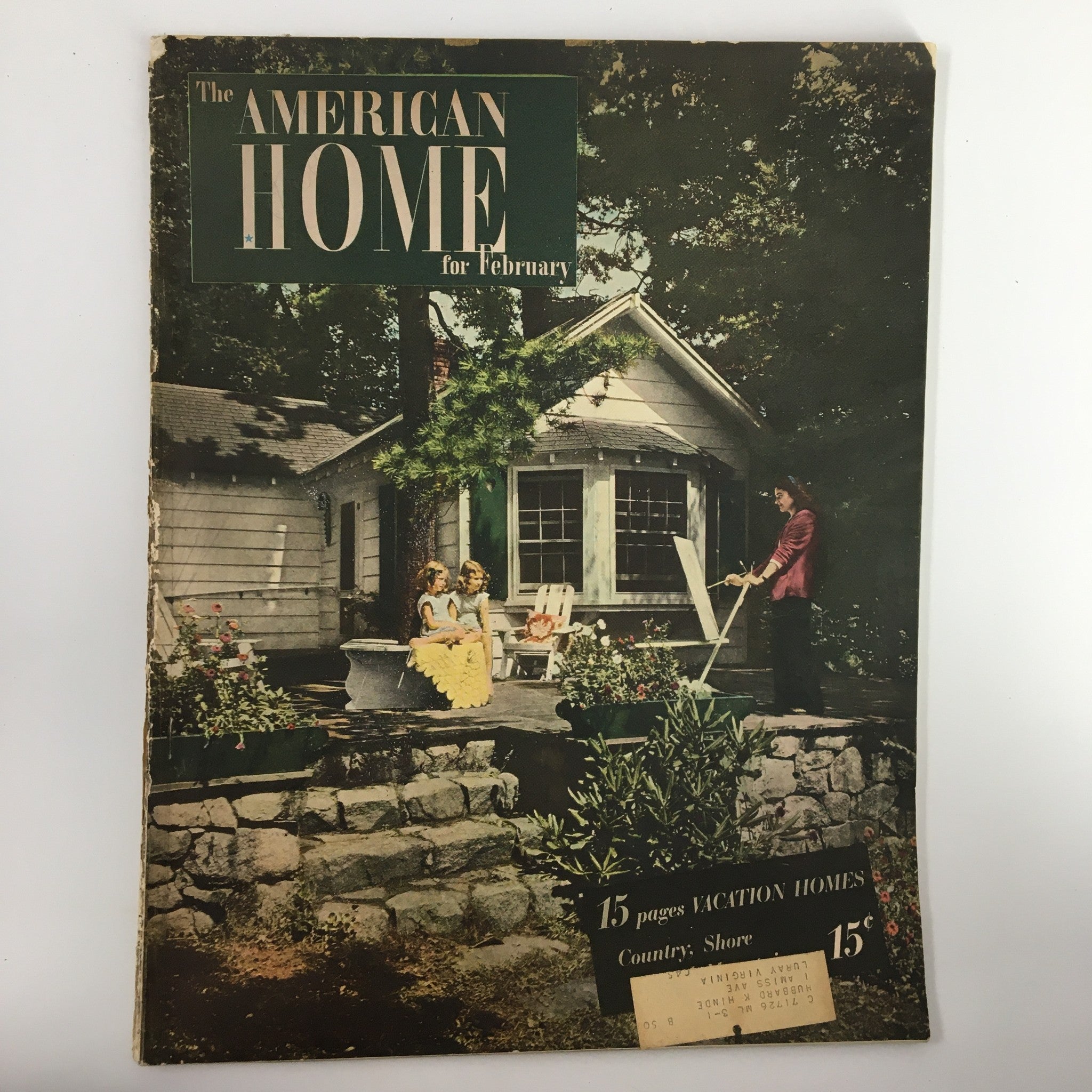 VTG The American Home Magazine February 1947 Do Your Own Landscaping