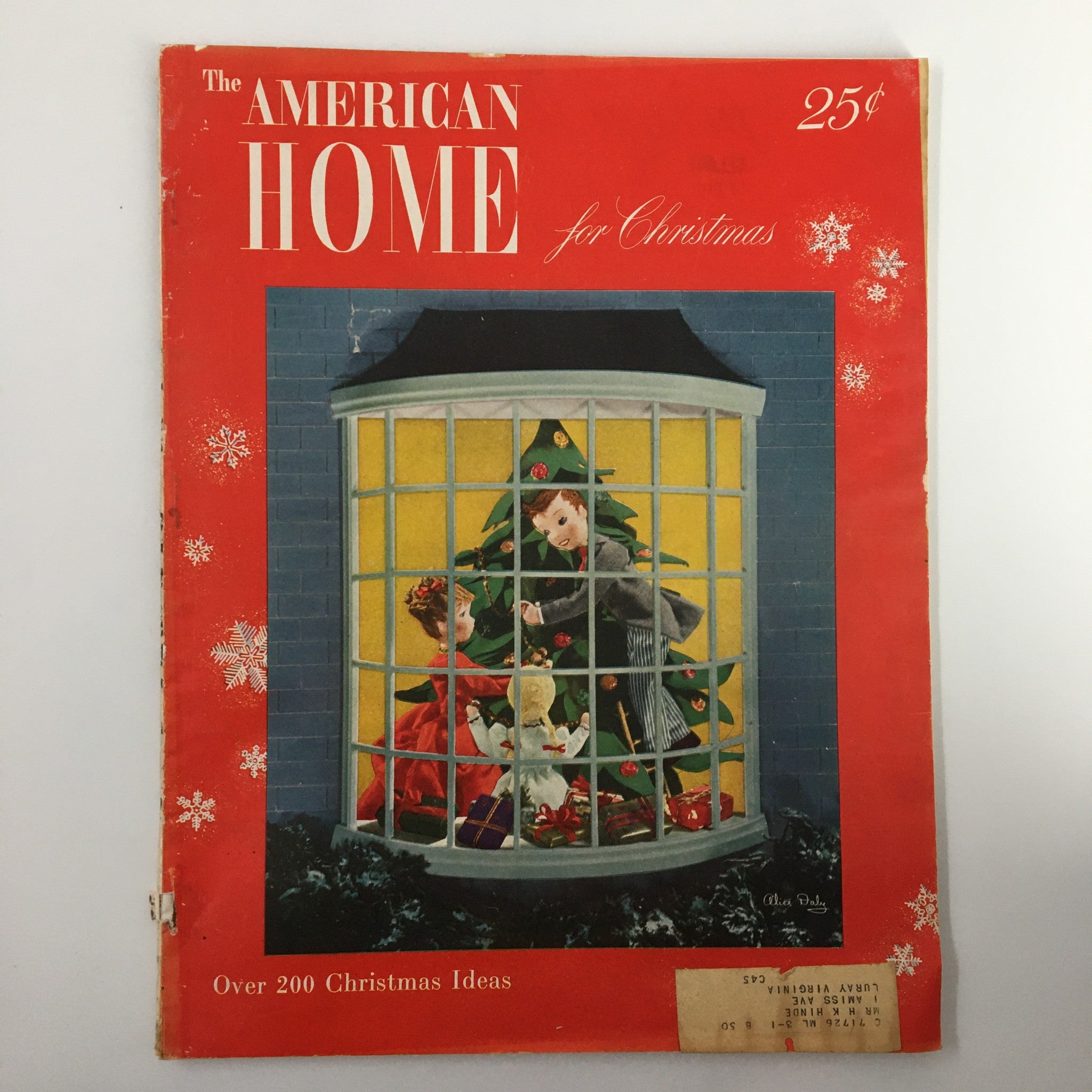 VTG The American Home Magazine December 1948 One World in Garden