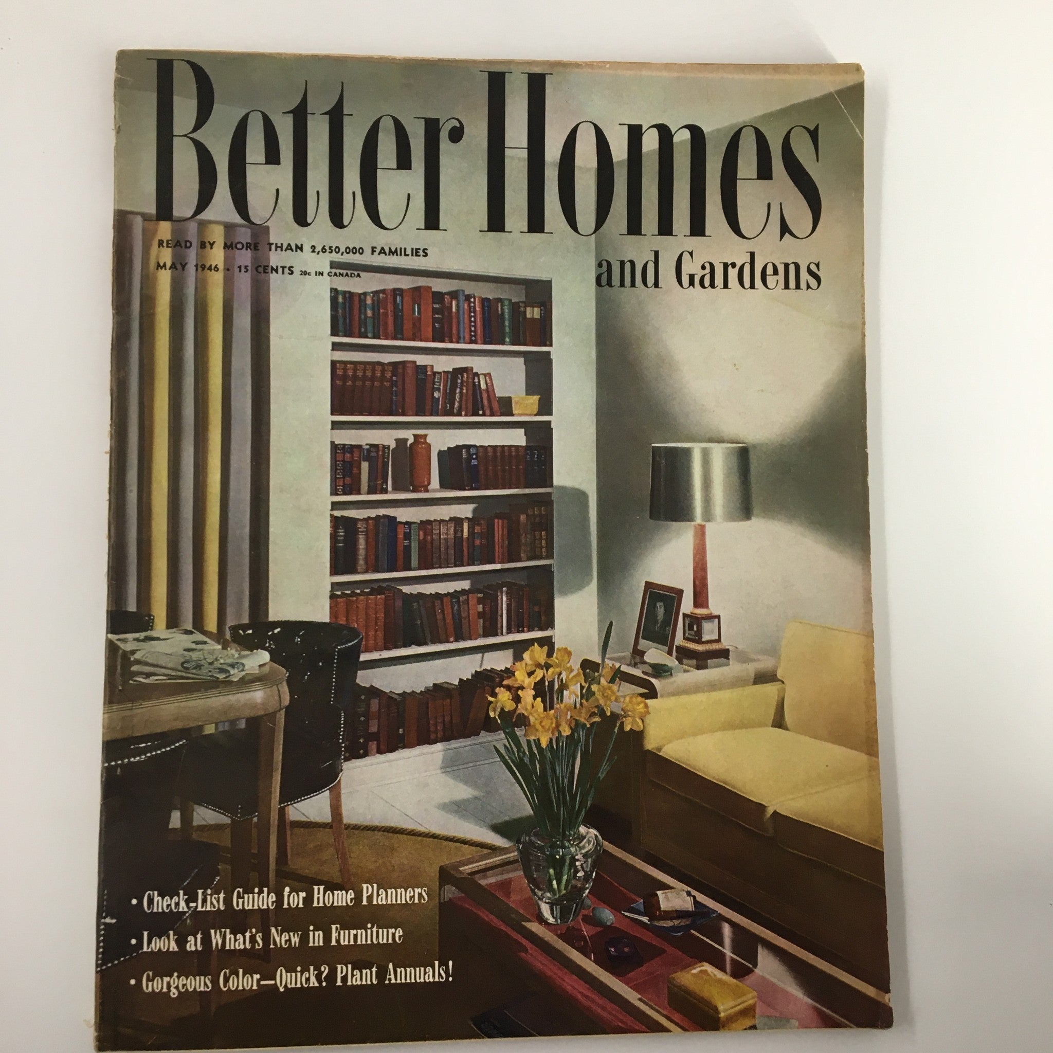 VTG Better Homes & Gardens Magazine May 1946 Look at What's New in Furniture