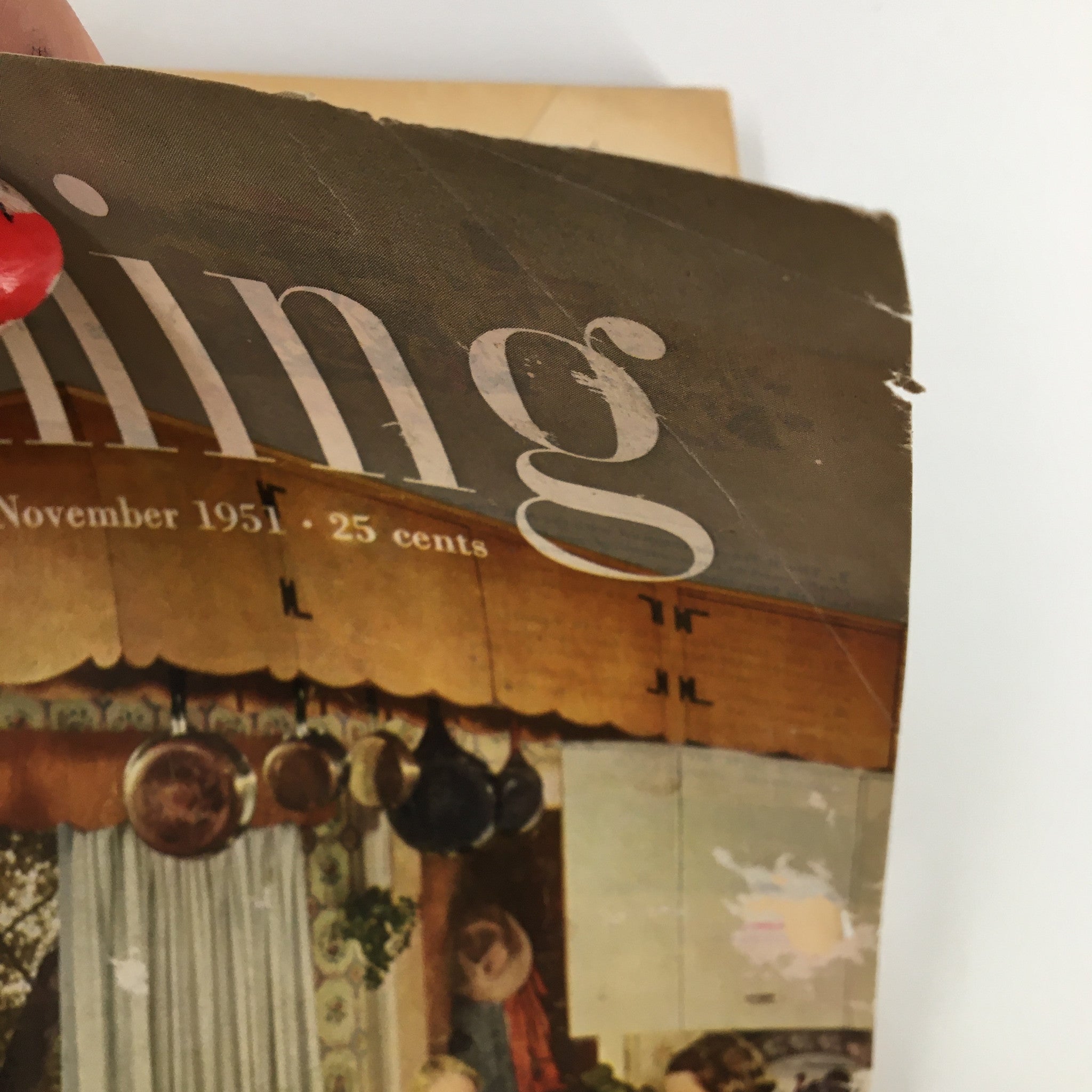 Cover image of the vintage magazine 'VTG Successful Farming Magazine November 1951 Made for Christmas Giving' featuring rustic designs and colors.