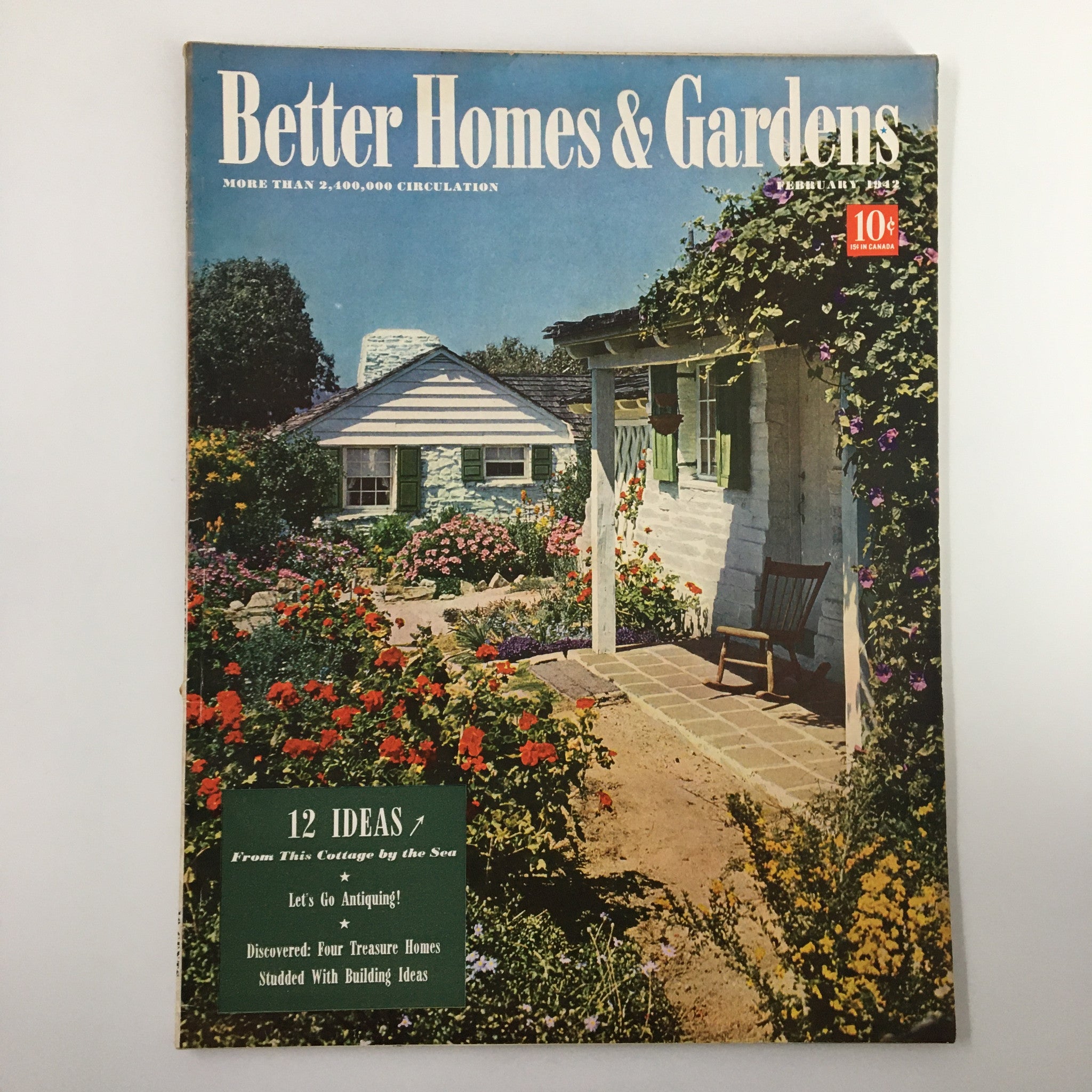 VTG Better Homes & Gardens Magazine February 1942 Four Treasure Homes No Label