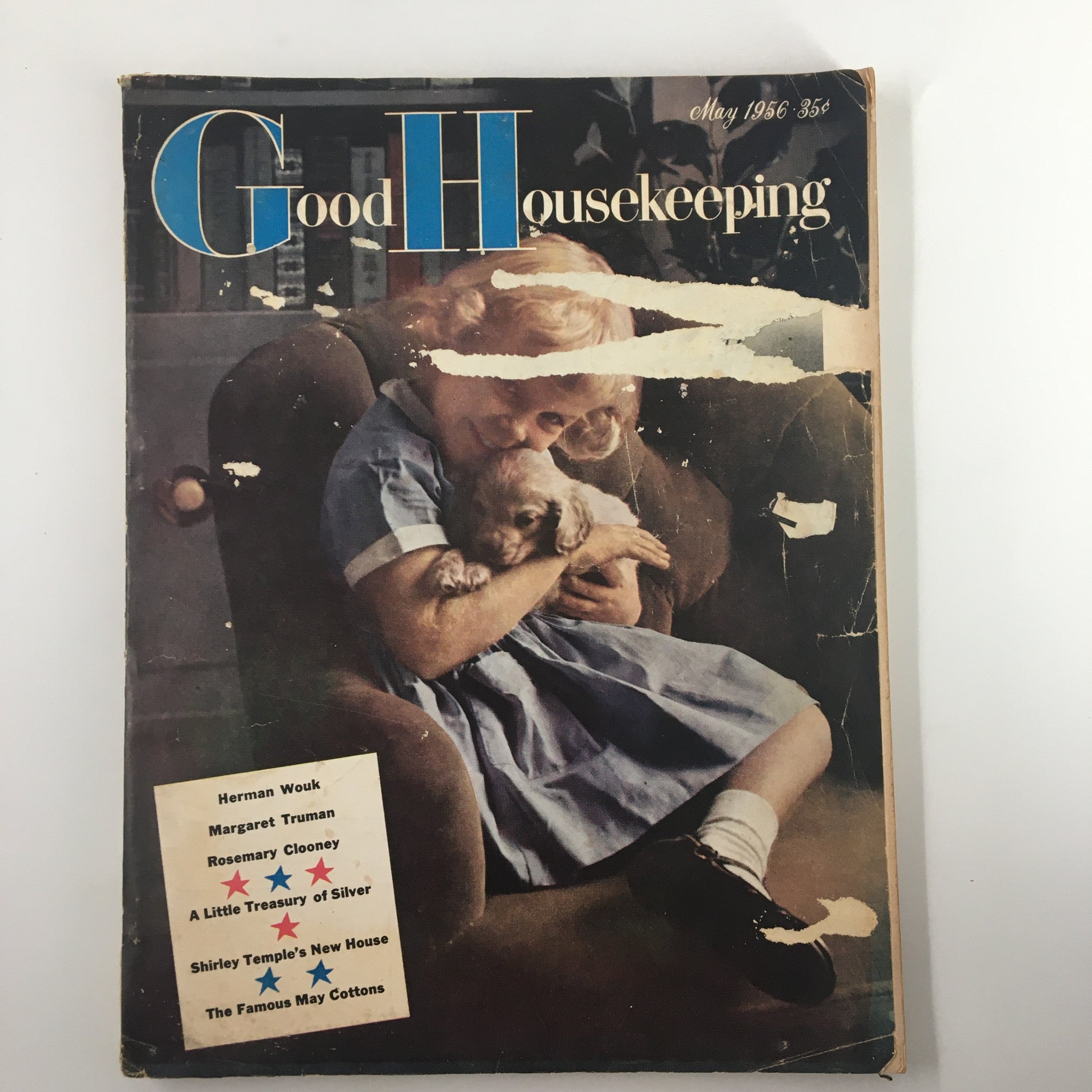 VTG Good Housekeeping Magazine May 1956 A Little Treasury of Silver No Label