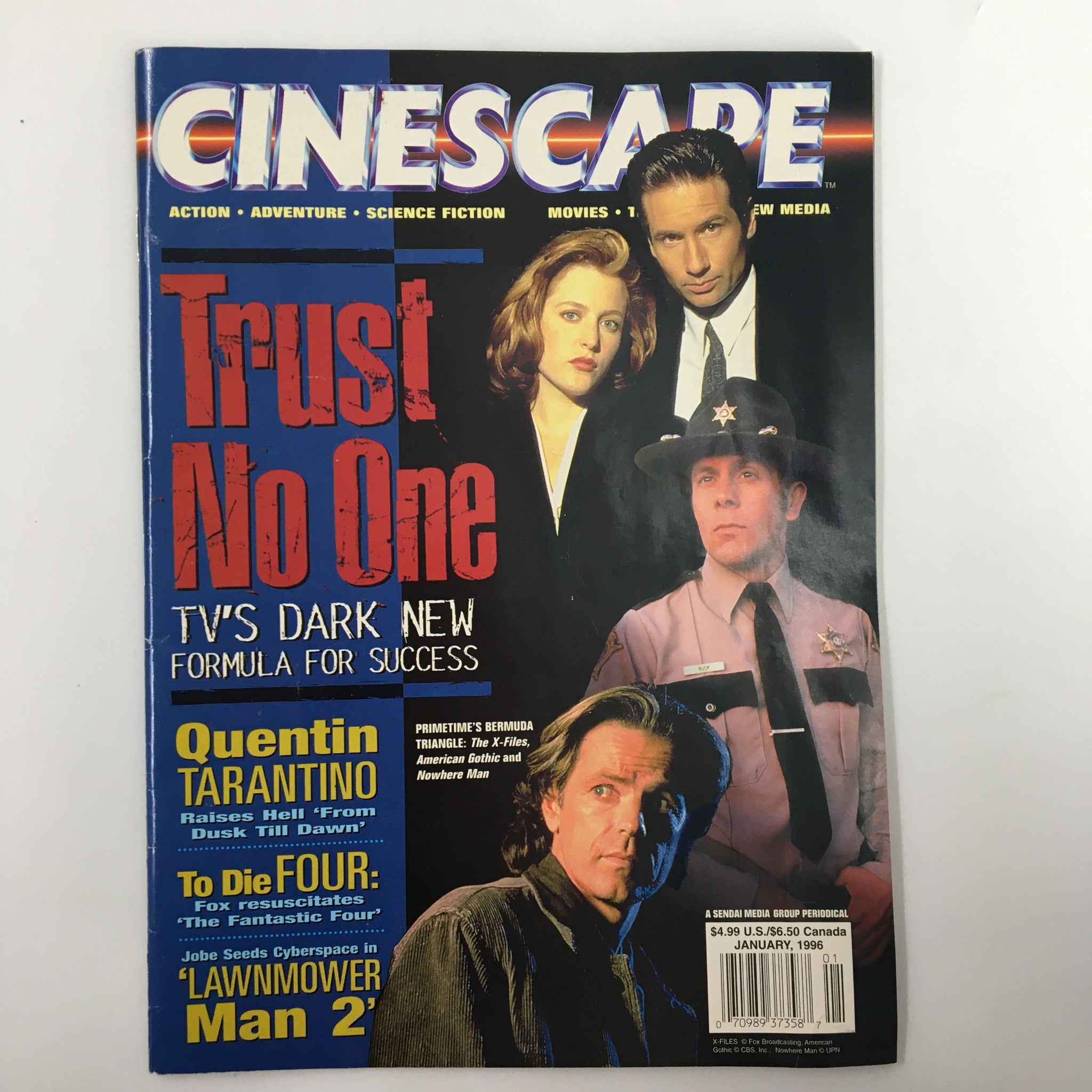 Cinsescape Magazine January 1996 The X-Files American Gothic and Nowhere Man