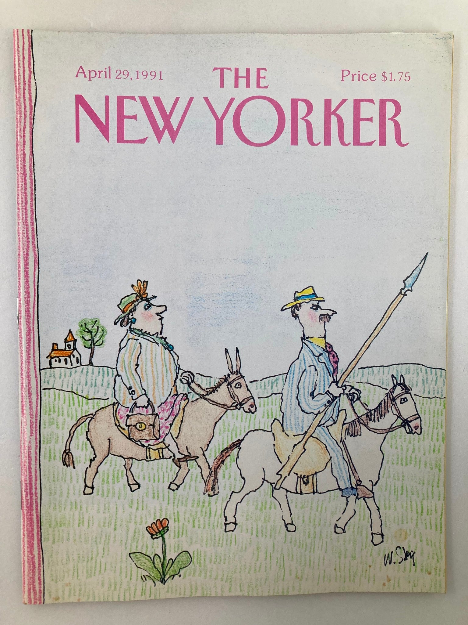 The New Yorker Full Magazine April 29 1991 Riding Horses by W. Steig VG No Label