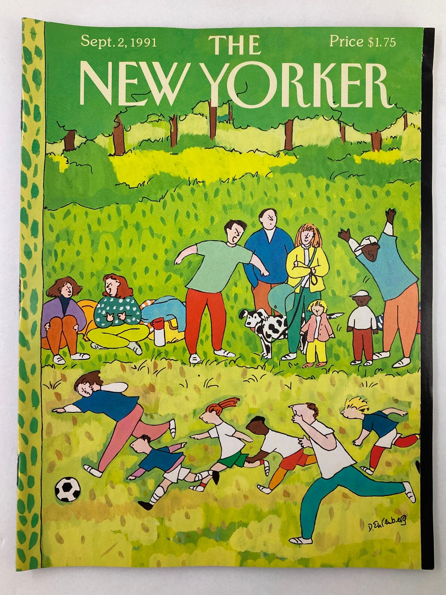 The New Yorker Full Magazine September 2 1991 Picnic Day by Devera E VG No Label