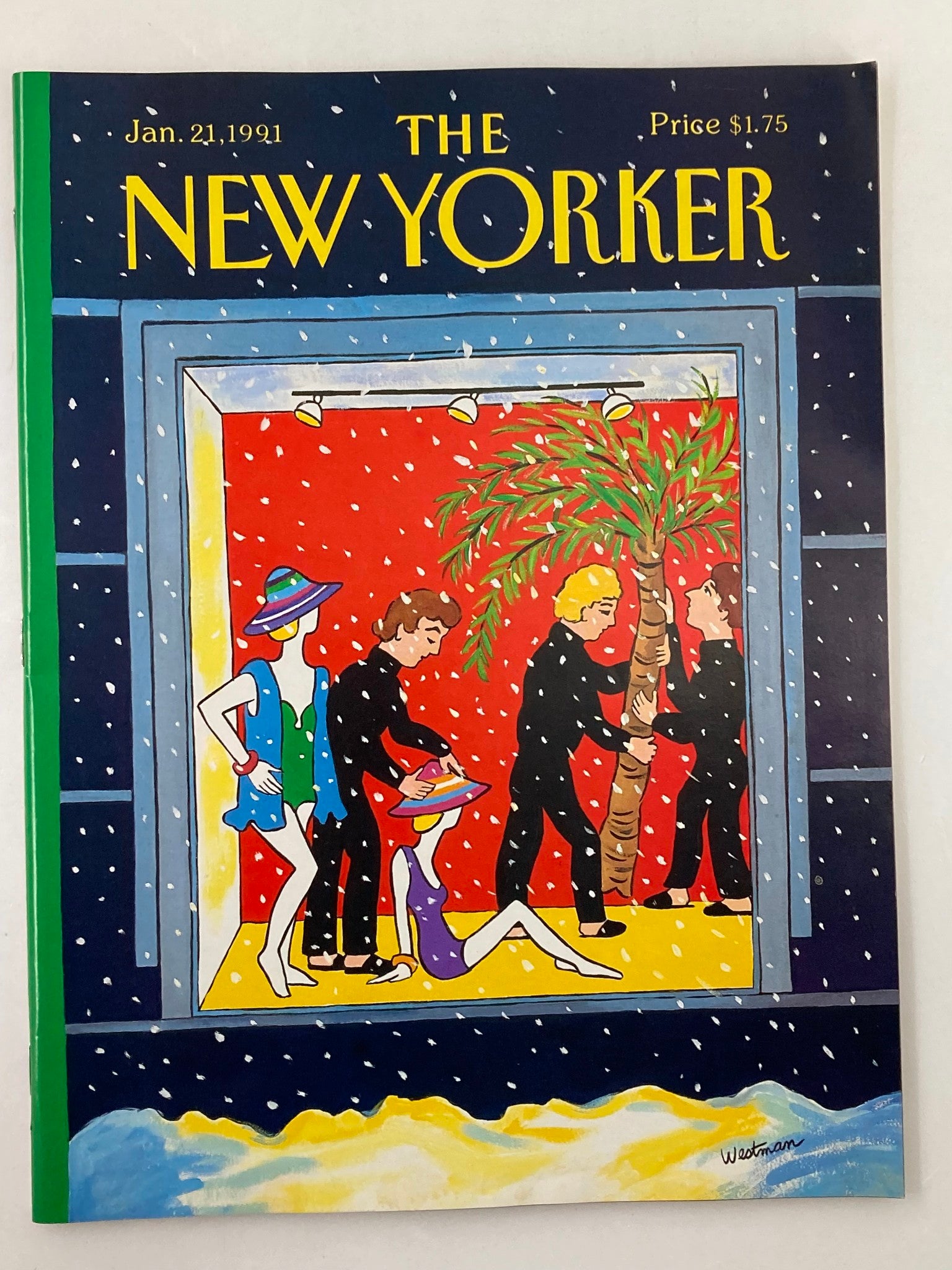 The New Yorker Full Magazine January 21 1991 Cold Summer by Westman VG No Label