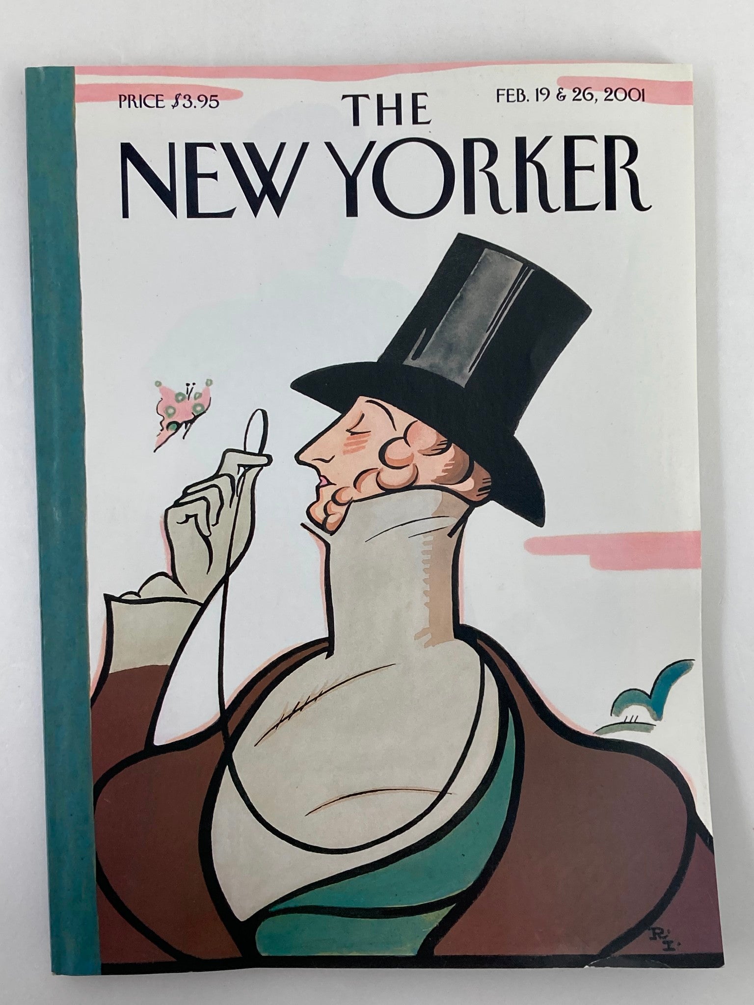 The New Yorker Full Magazine February 19 2001 Eustace Tilley by Rea VG No Label