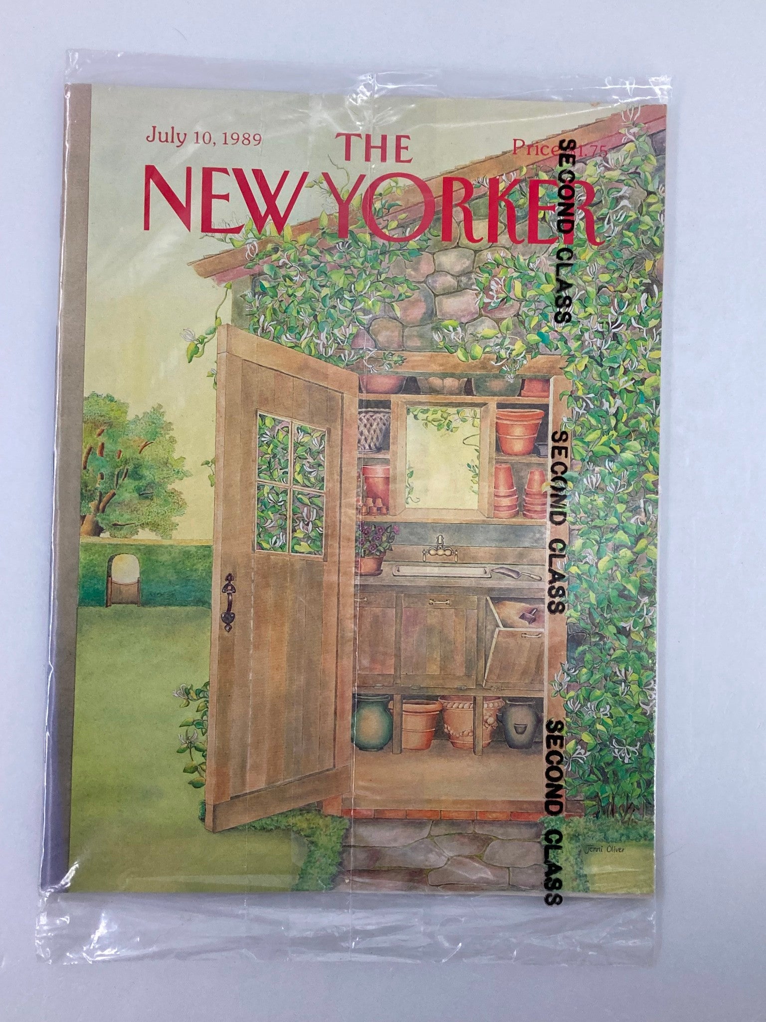 The New Yorker Full Magazine July 10 1989 Garden Jenni Oliver VG Sealed No Label