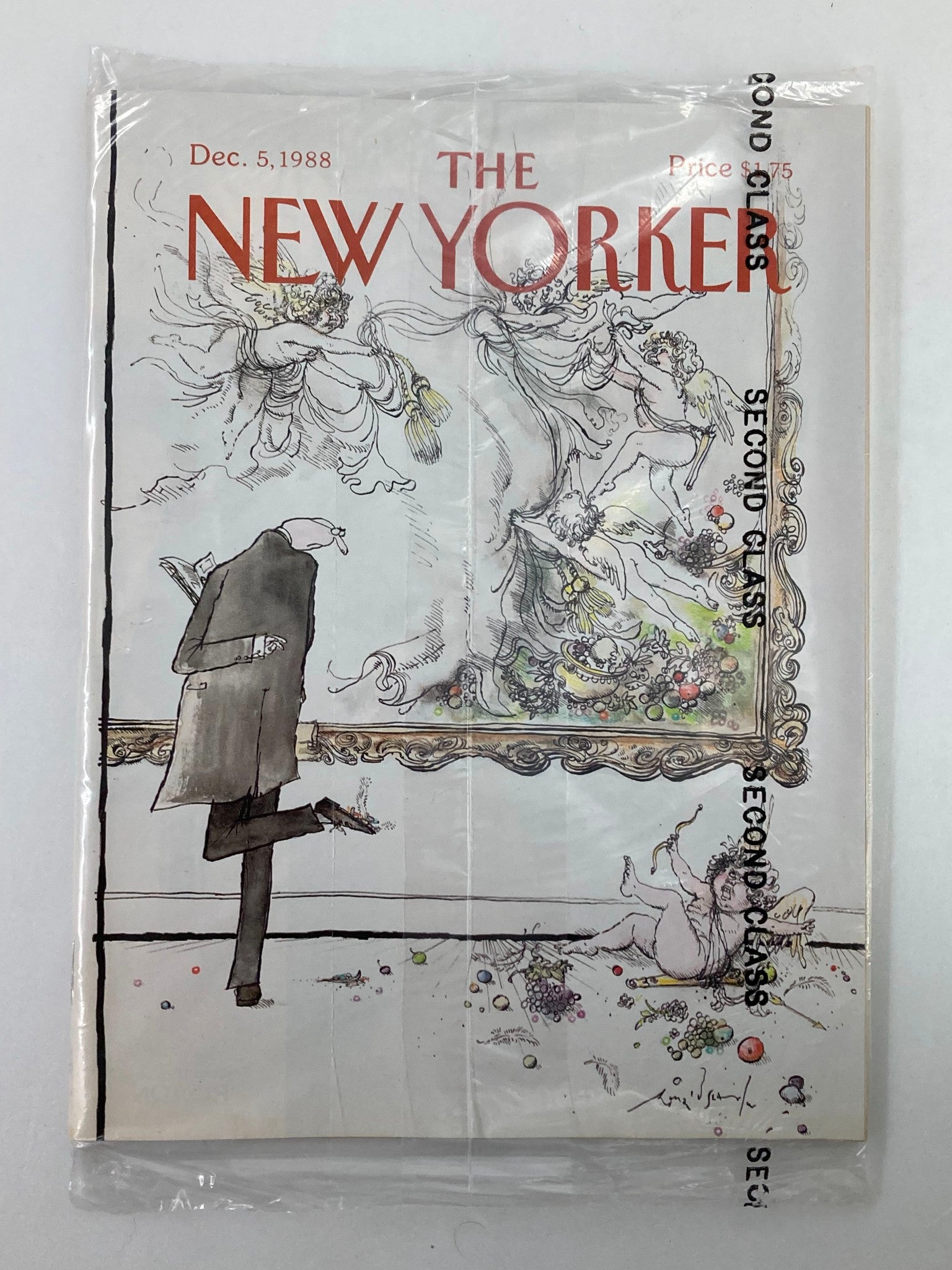 The New Yorker Full Magazine December 5 1988 Angel's A Mess VG Sealed No Label