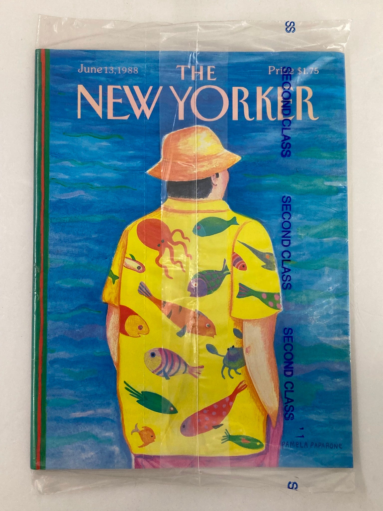 The New Yorker Full Magazine June 13 1988 Man in a Fish Suit VG Sealed No Label