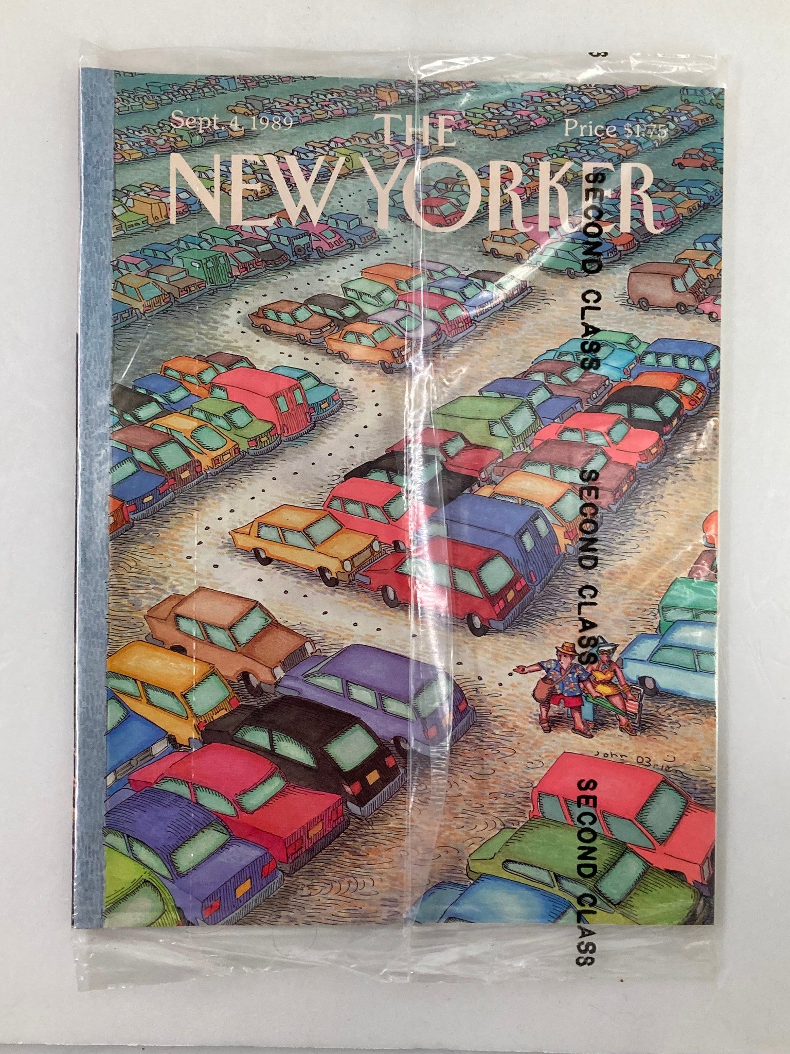 The New Yorker Full Magazine September 4 1989 Beack Parking VG Sealed No Label