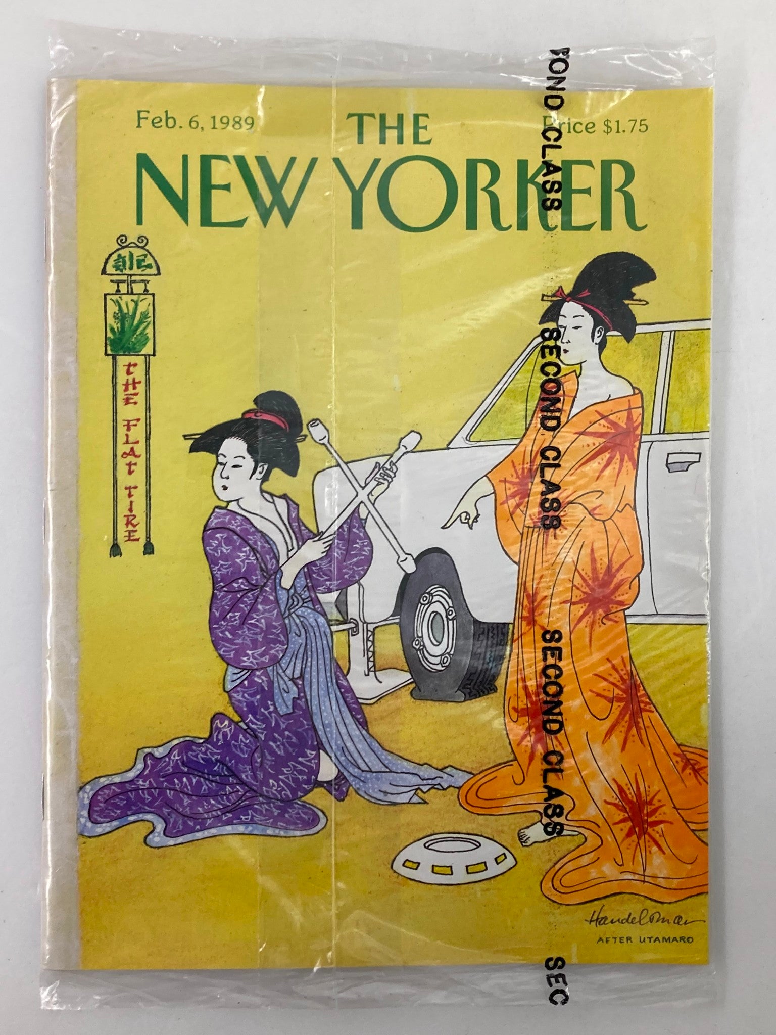 The New Yorker Full Magazine February 6 1989 After Utamaro VG Sealed No Label