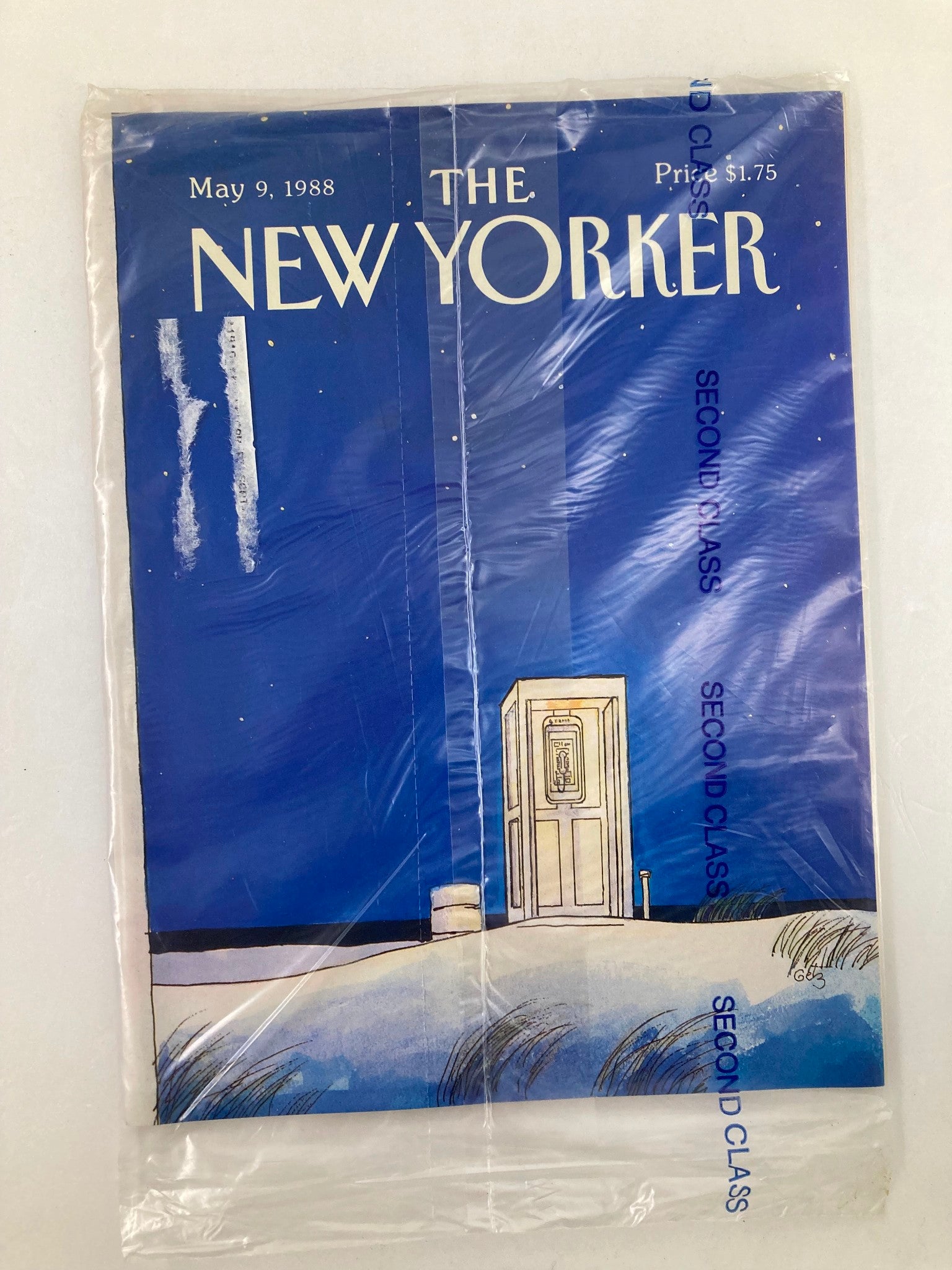 The New Yorker Full Magazine May 9 1988 Phone Booth by Arthur Getz VG Sealed