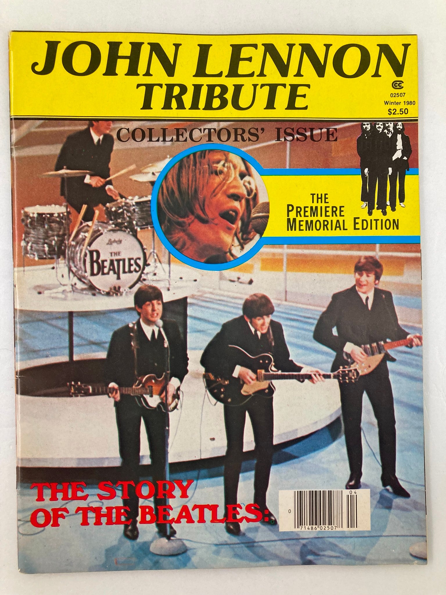 VTG Winter 1980 John Lennon Tribute The Beatles Collector's Issue No Label