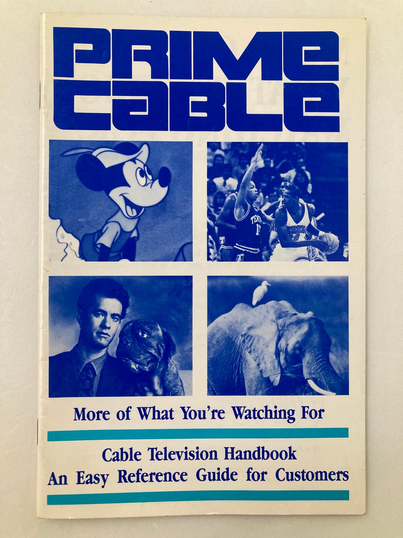 Prime Cable Television Handbook Easy Reference Guide for Customers Tom Hanks