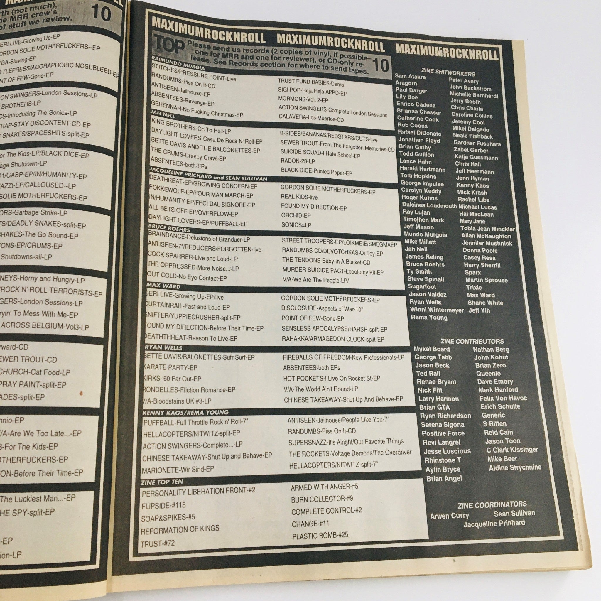 Maximum RocknRoll Magazine February 1999 #189 Monster X & Marauder, No Label
