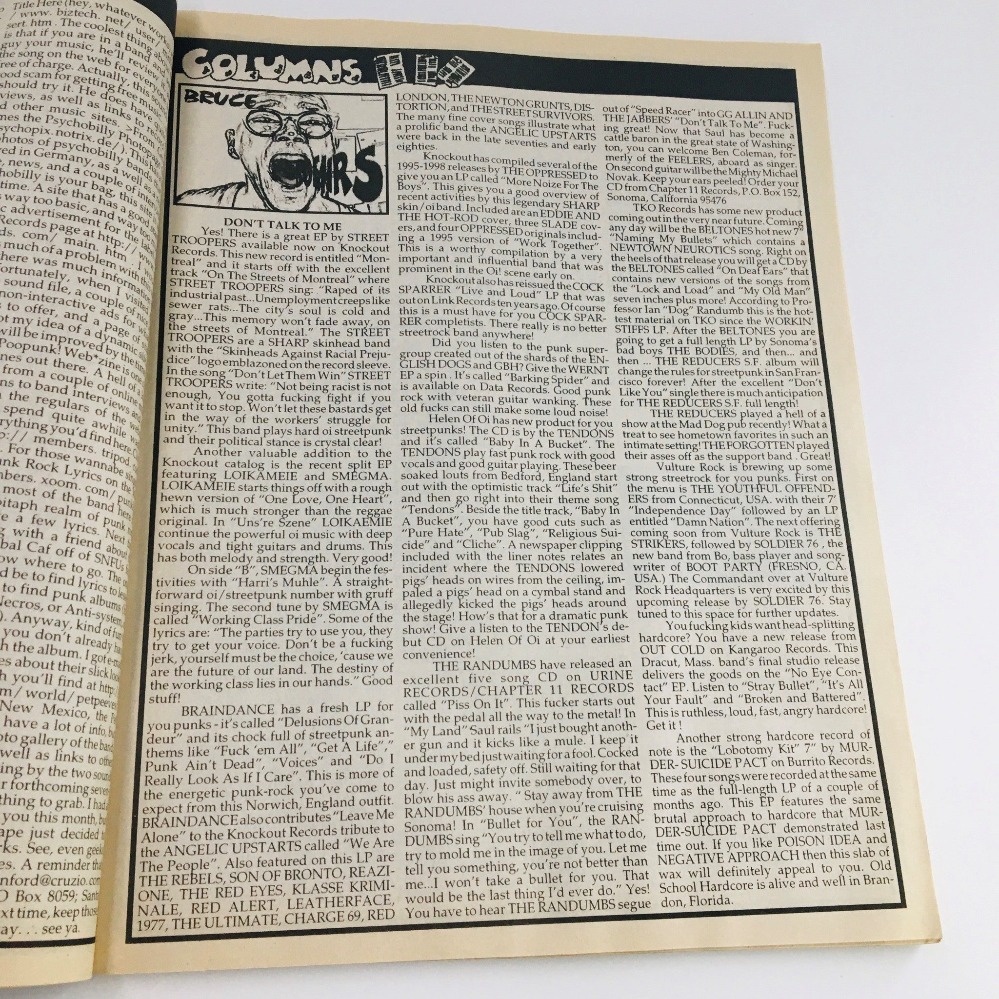 Maximum RocknRoll Magazine February 1999 #189 Monster X & Marauder, No Label