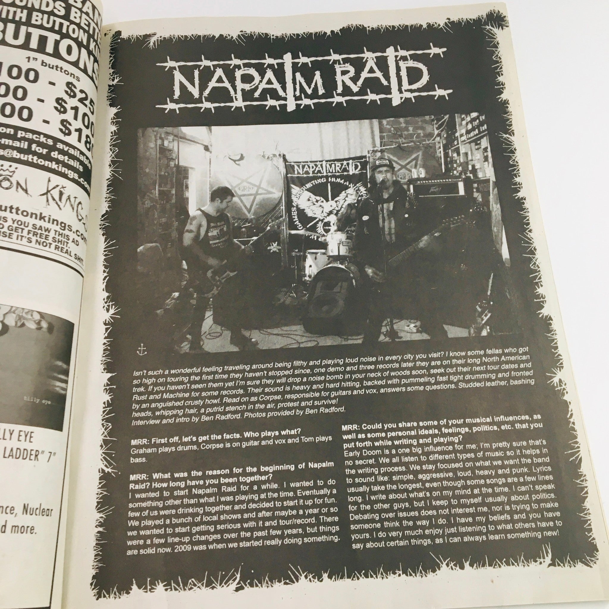 Maximum RocknRoll Magazine August 2012 #351 Napalm Raid Musical Group, No Label