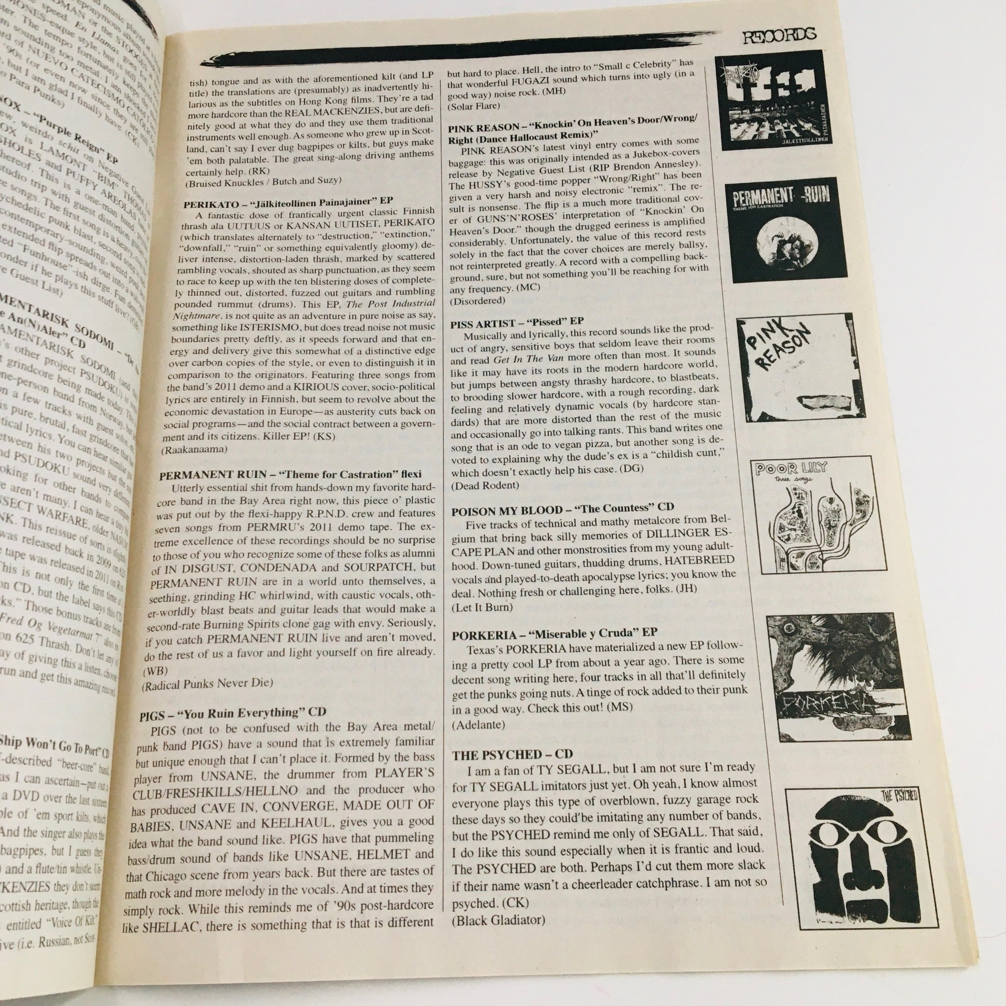 Maximum RocknRoll Magazine August 2012 #351 Napalm Raid Musical Group, No Label