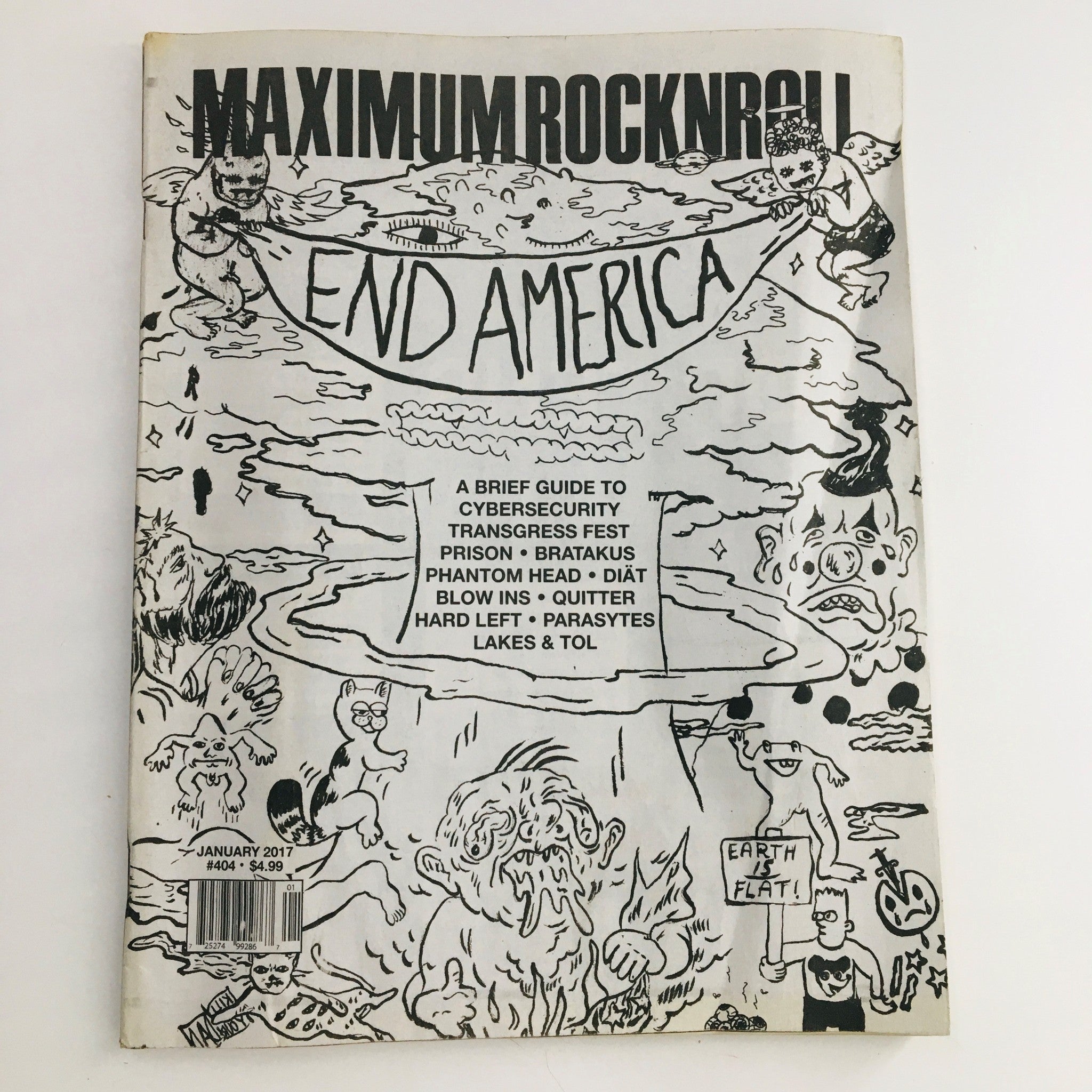 Maximum RocknRoll Magazine January 2017 #404 Bratakus Phantom Head, No Label