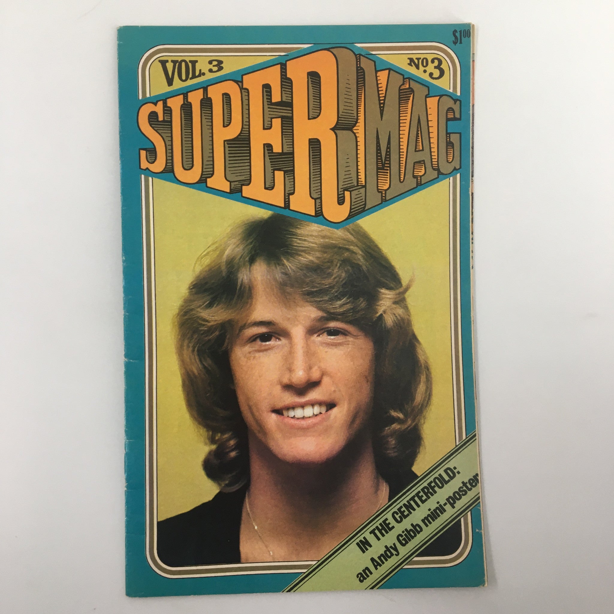 VTG SuperMag Magazine 1976 Vol. 3 No. 3 Andy Gibb & The Bee Gees No Label