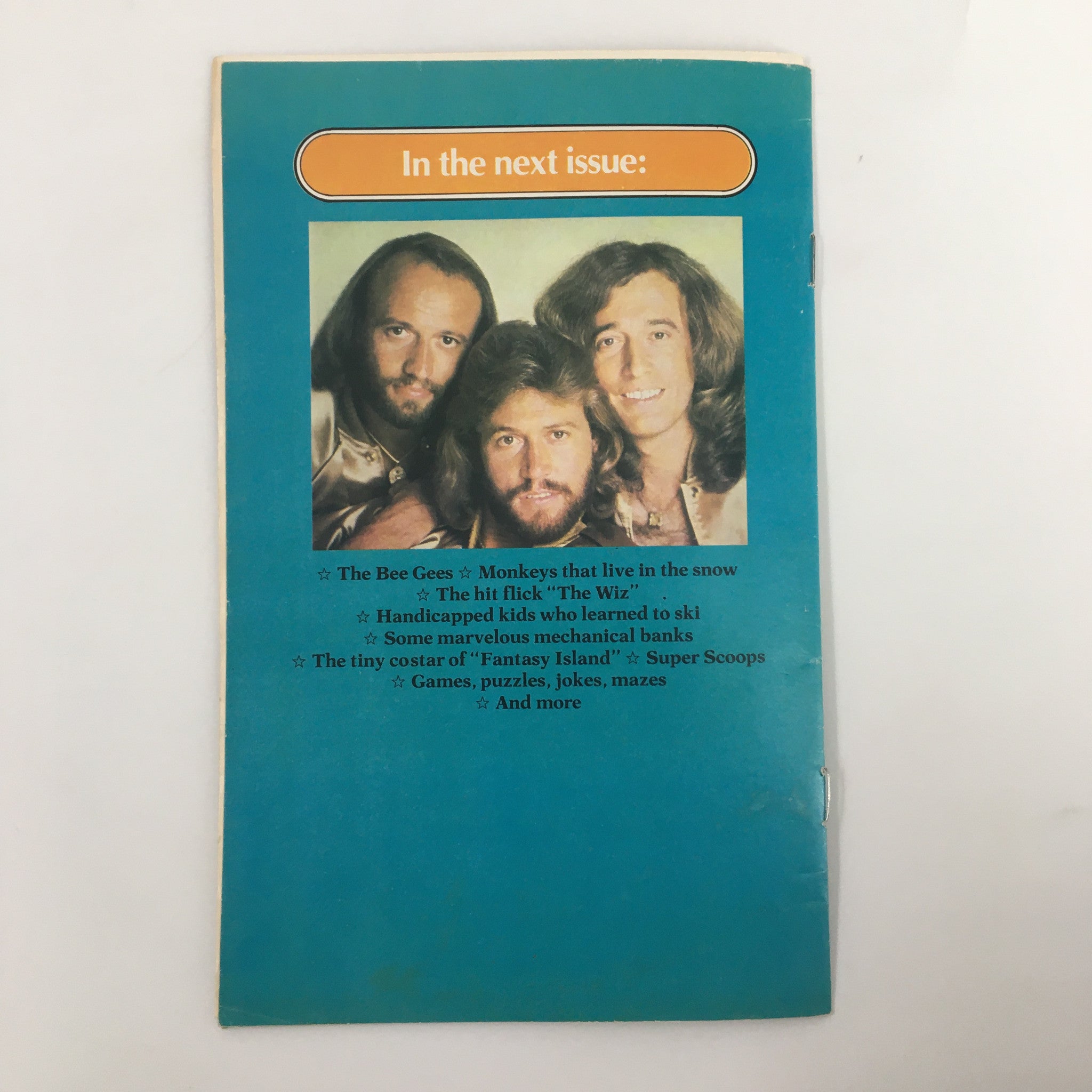 VTG SuperMag Magazine 1976 Vol. 3 No. 3 Andy Gibb & The Bee Gees No Label