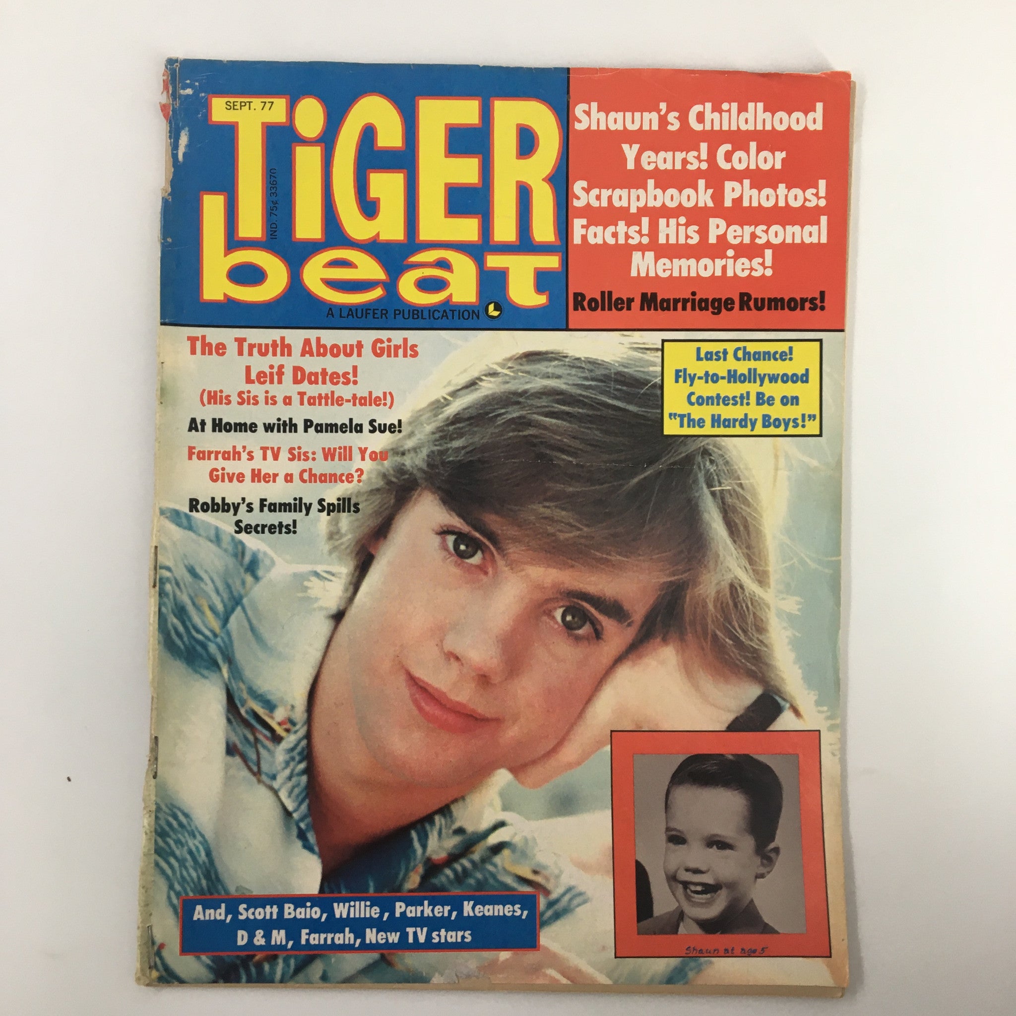 VTG Tiger Beat Magazine September 1977 The Truth About Leif Garrett No Label