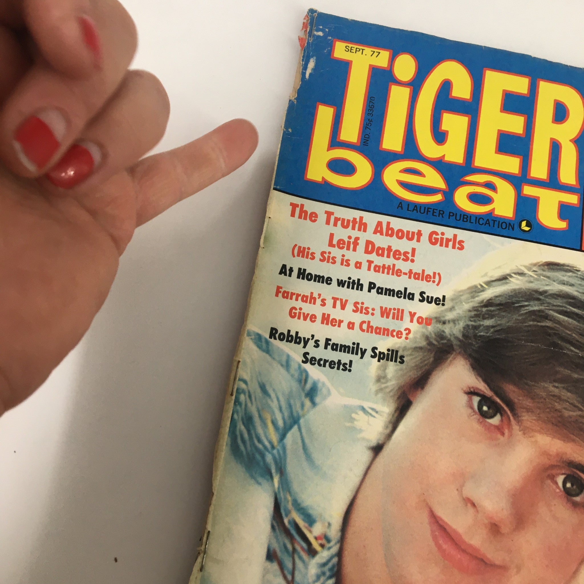 VTG Tiger Beat Magazine September 1977 The Truth About Leif Garrett No Label