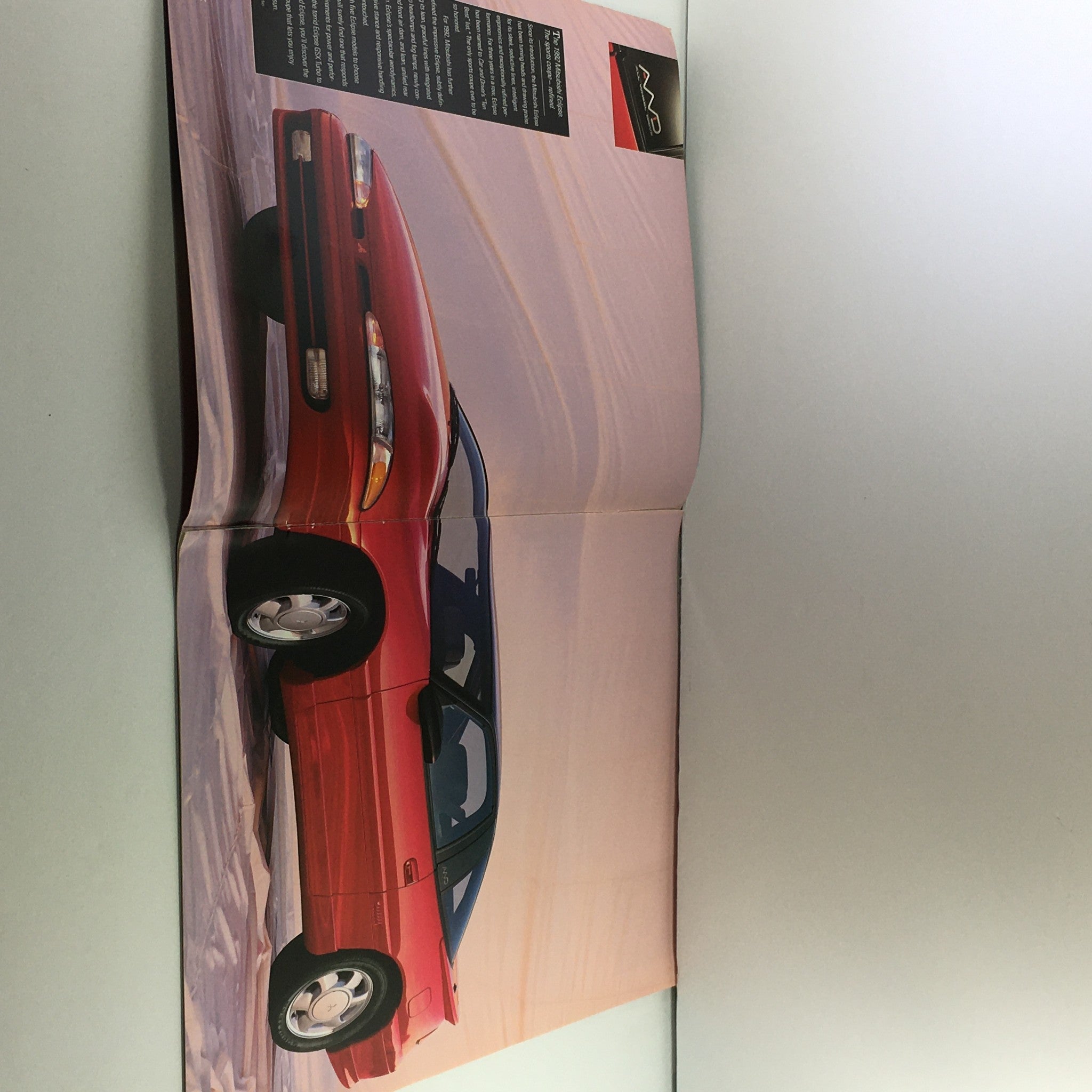 1992 Mitsubishi Eclipse Dealership Car Auto Brochure Catalog