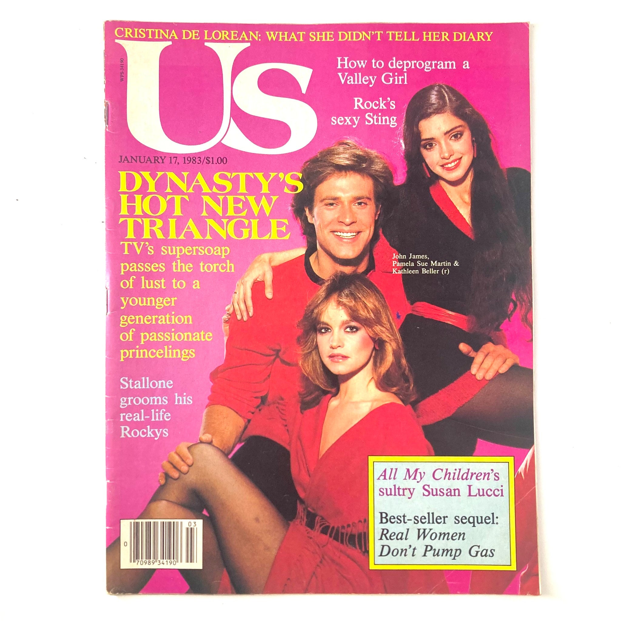 VTG Us Magazine January 17 1983 John James, Pamela Sue Martin No Label