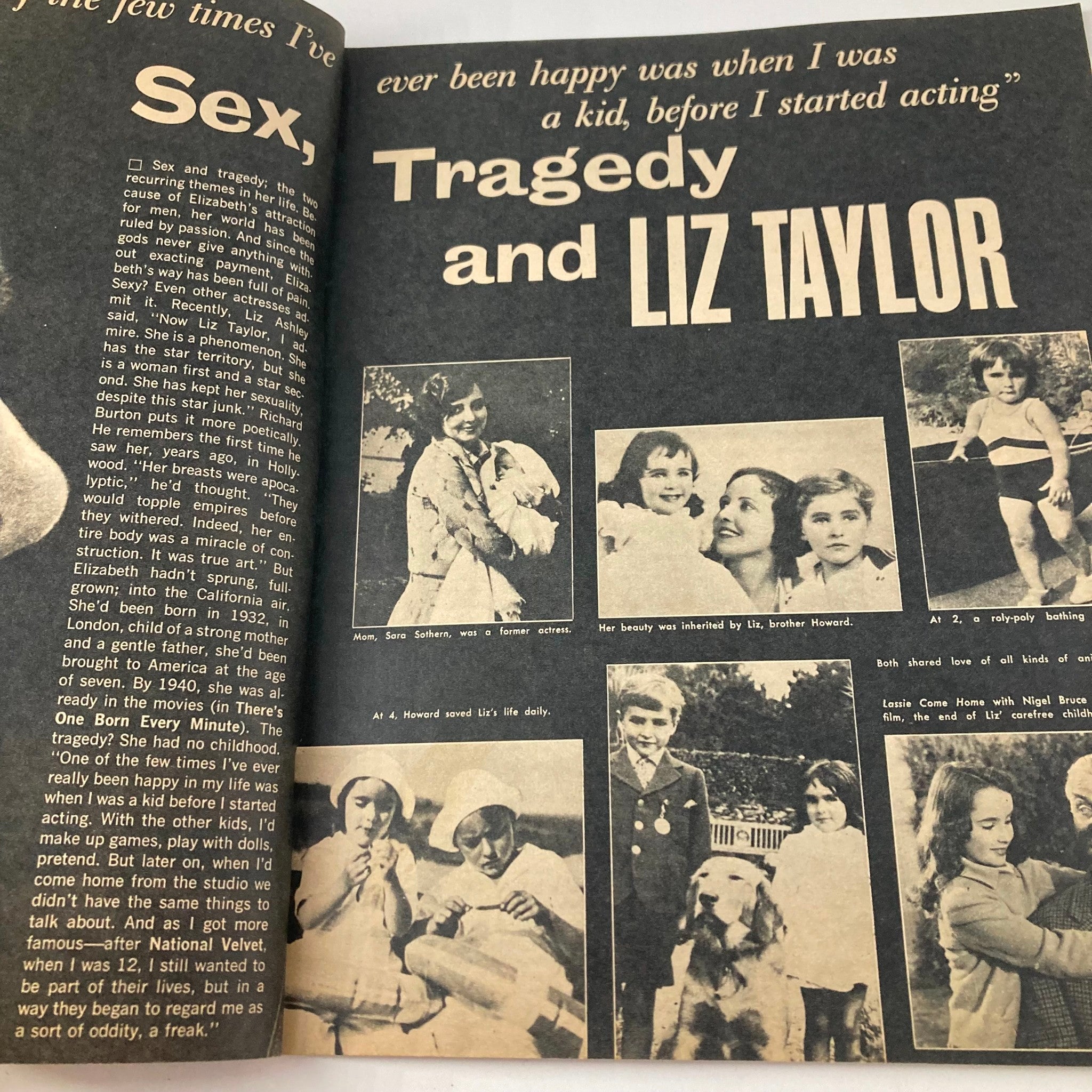 Hollywood Life Stories Magazine 1965 Elizabeth Taylor No Label GD Interior