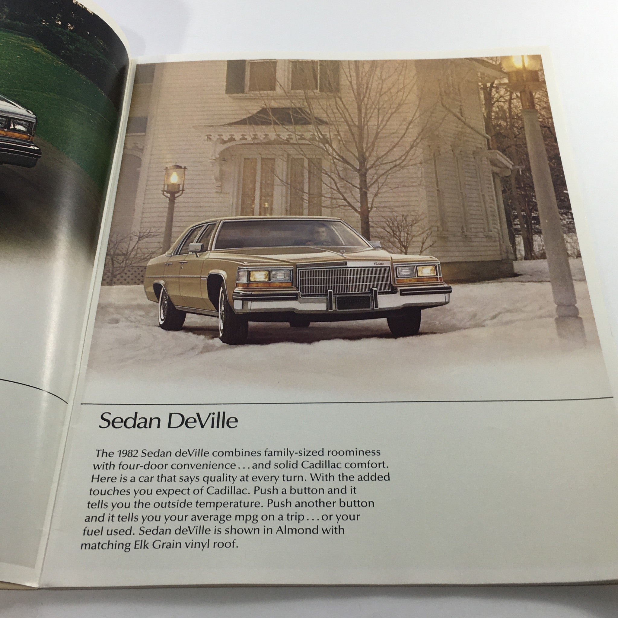 1982 Cadillac Coupe DeVille Sedan DeVille Dealership Car Auto Brochure Catalog